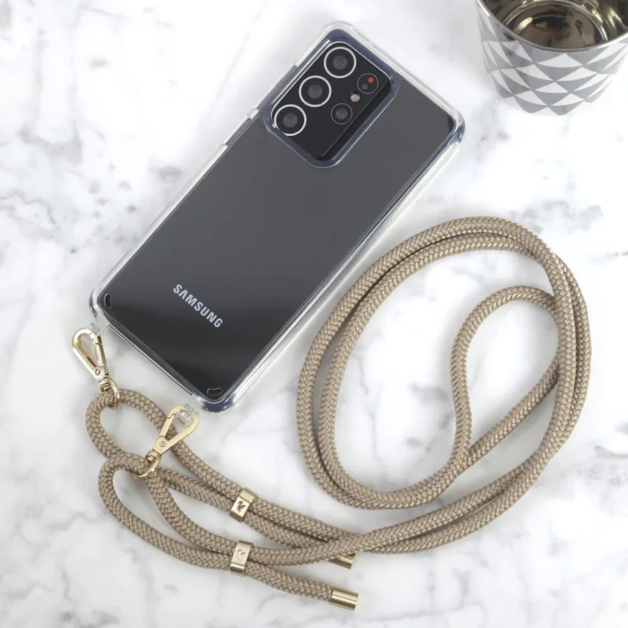 cordon pour téléphone ajustable sable