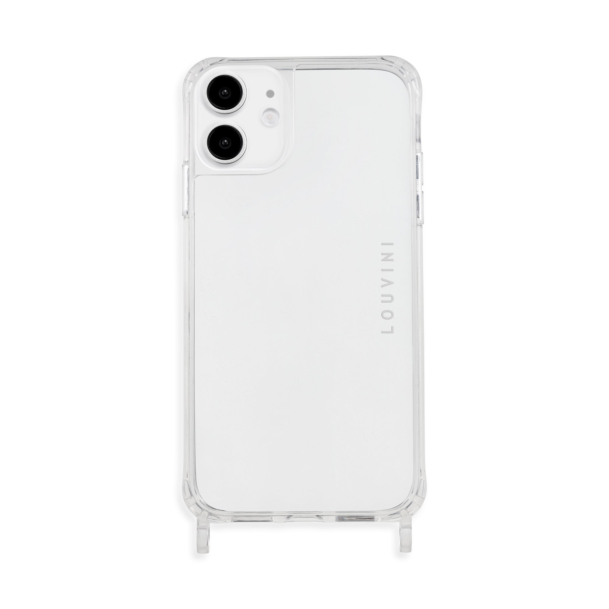 Coque iPhone transparente avec anneaux