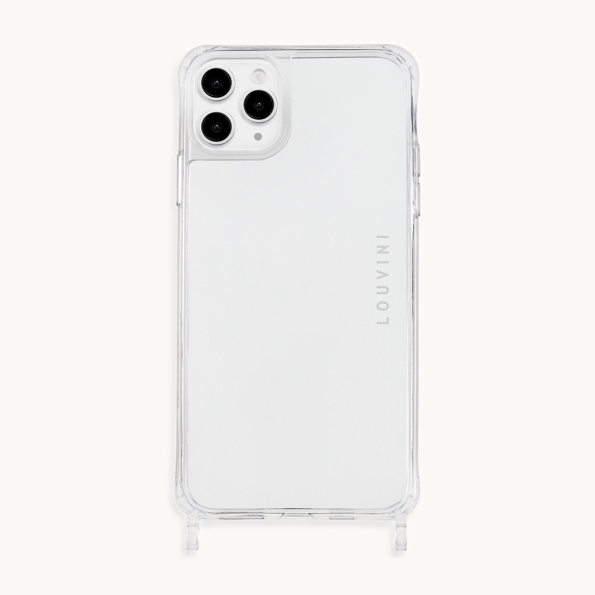 Coque iPhone MagSafe transparente avec anneaux