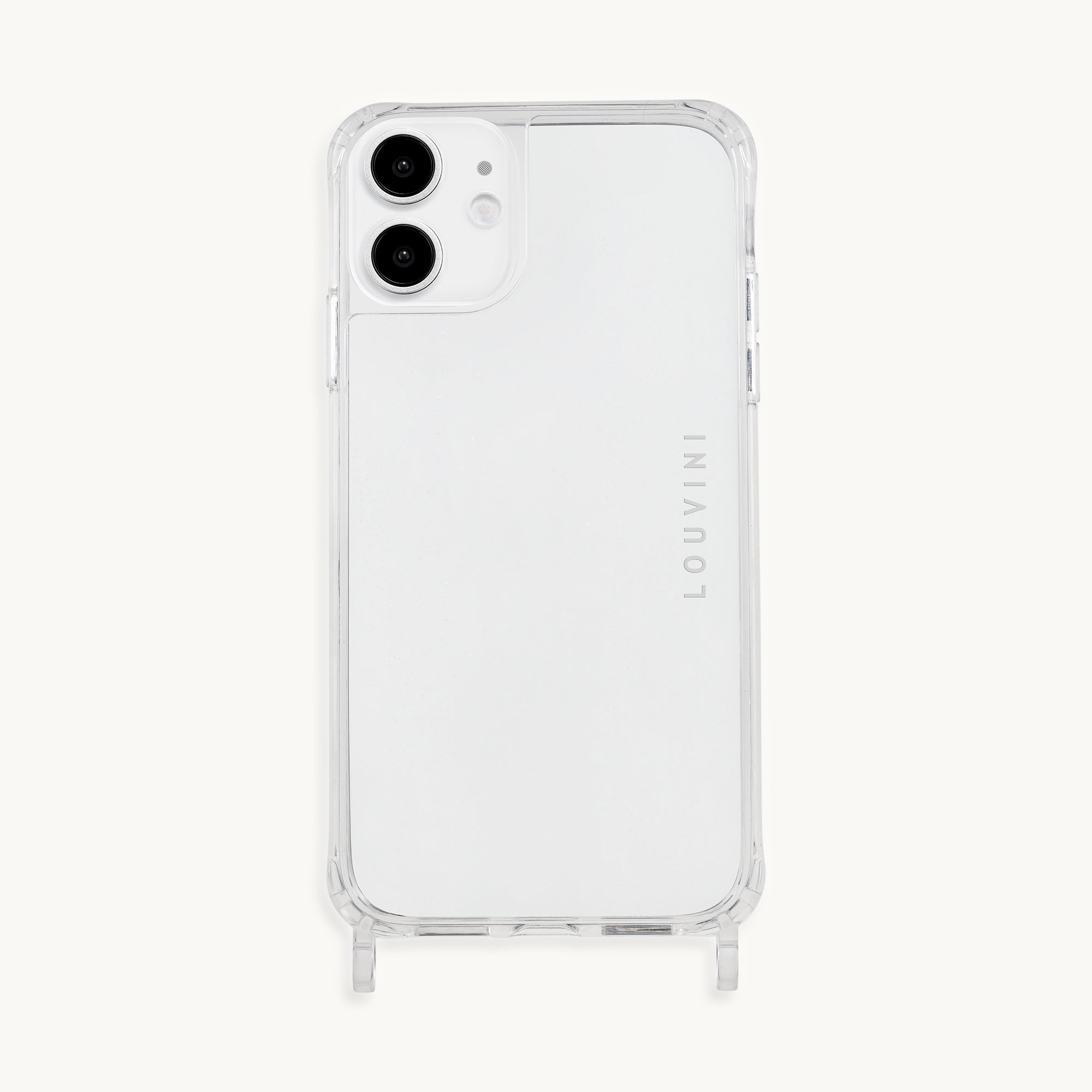 Coque iPhone MagSafe transparente avec anneaux