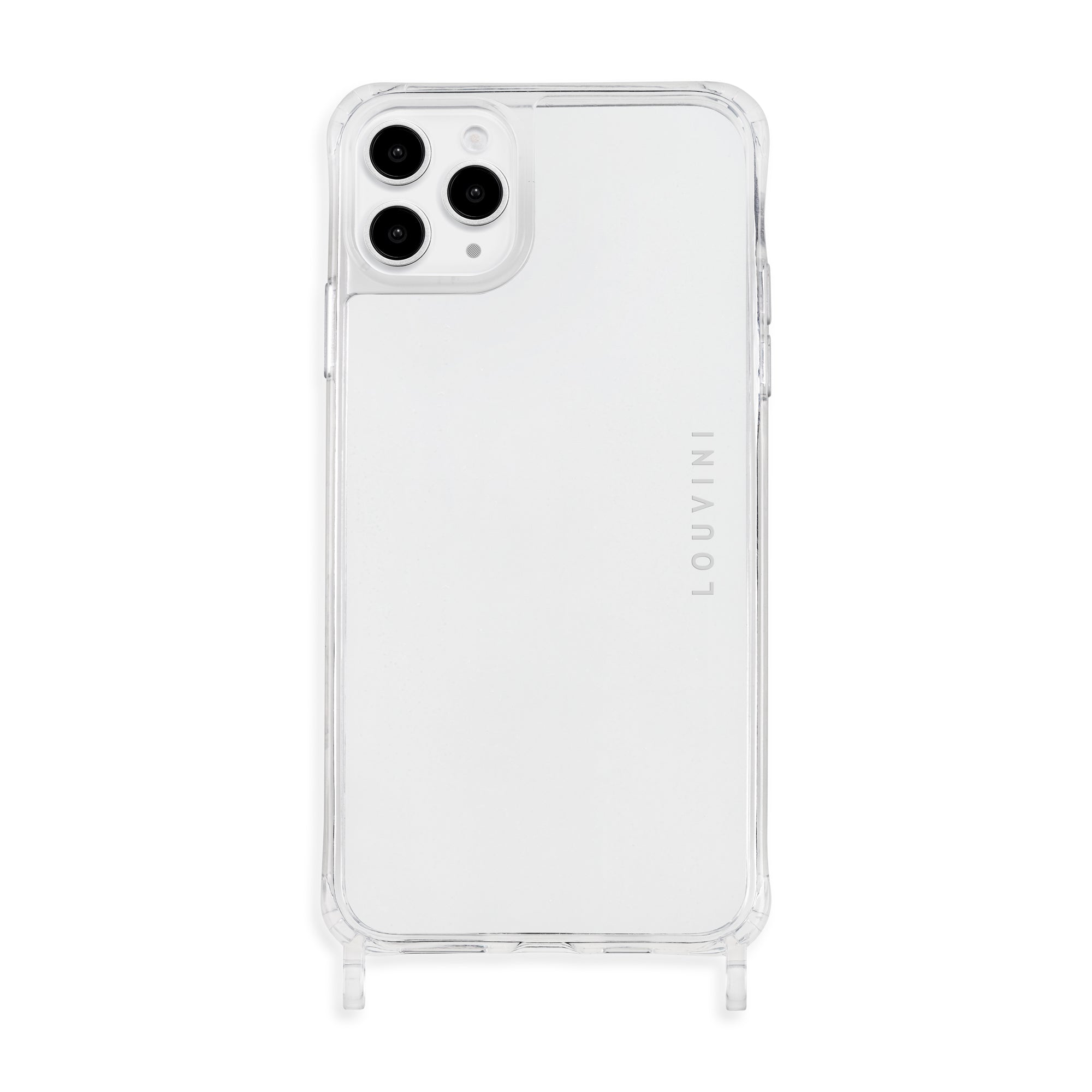 Coque iPhone transparente avec anneaux