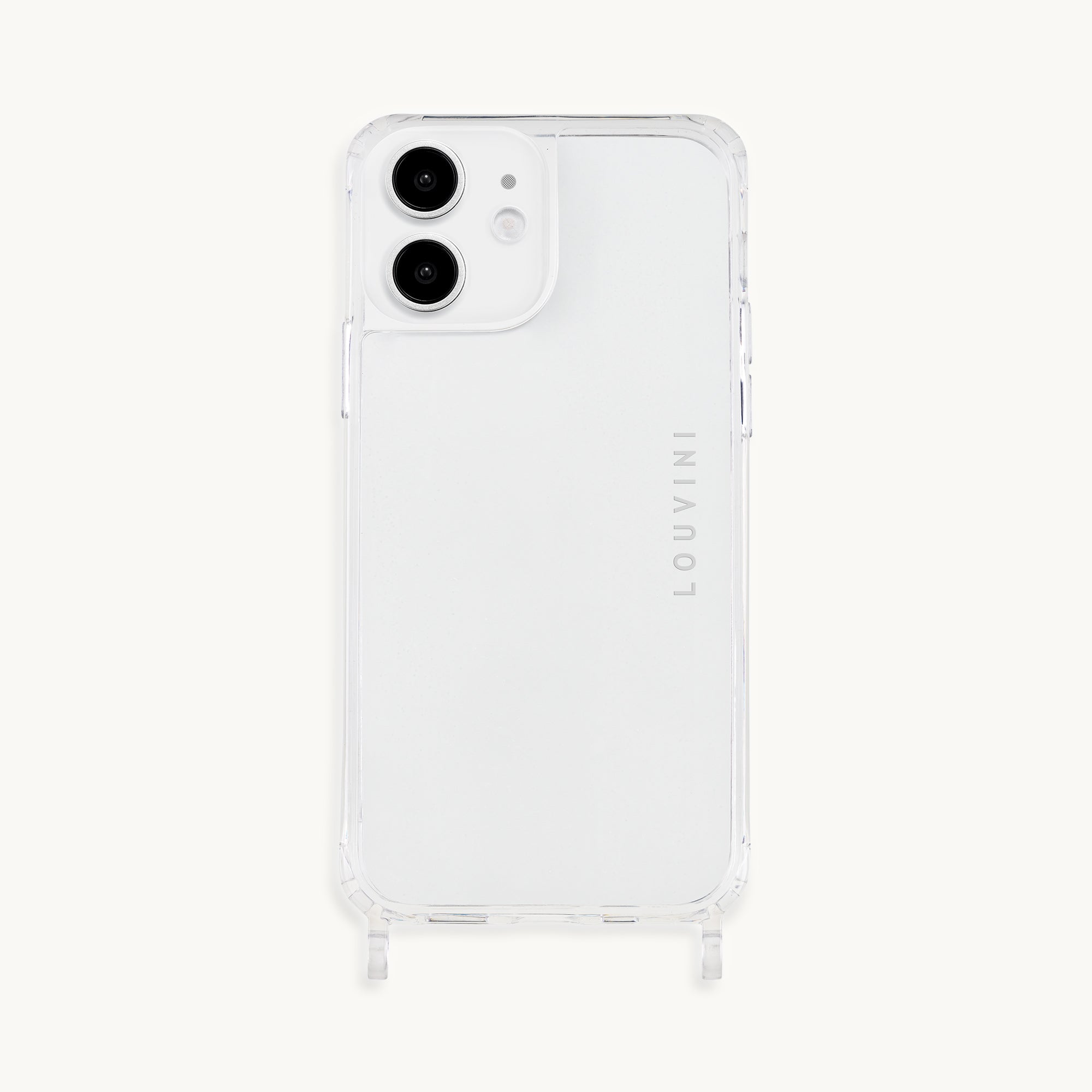 Coque iPhone MagSafe transparente avec anneaux
