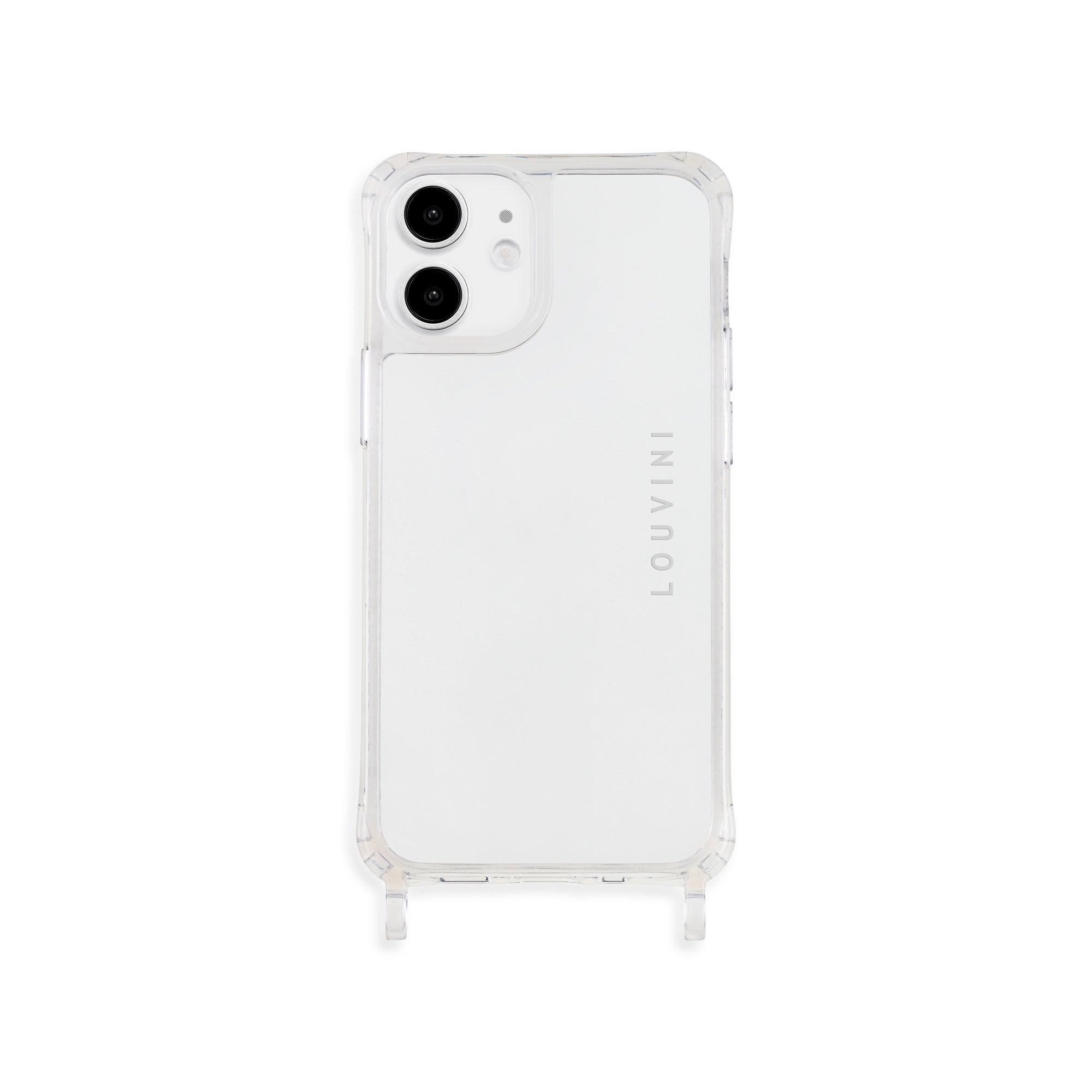 Coque iPhone transparente avec anneaux
