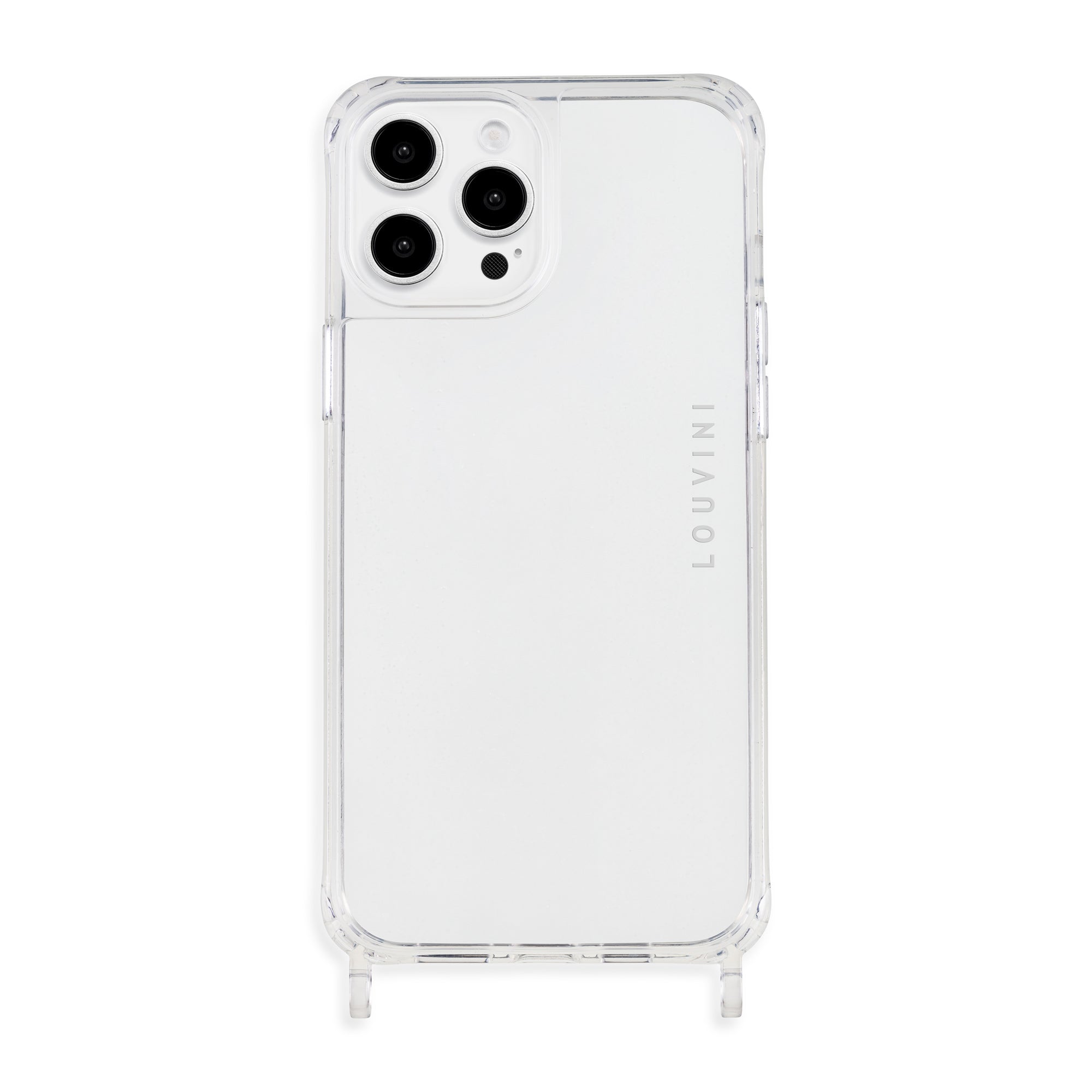 Coque iPhone transparente avec anneaux