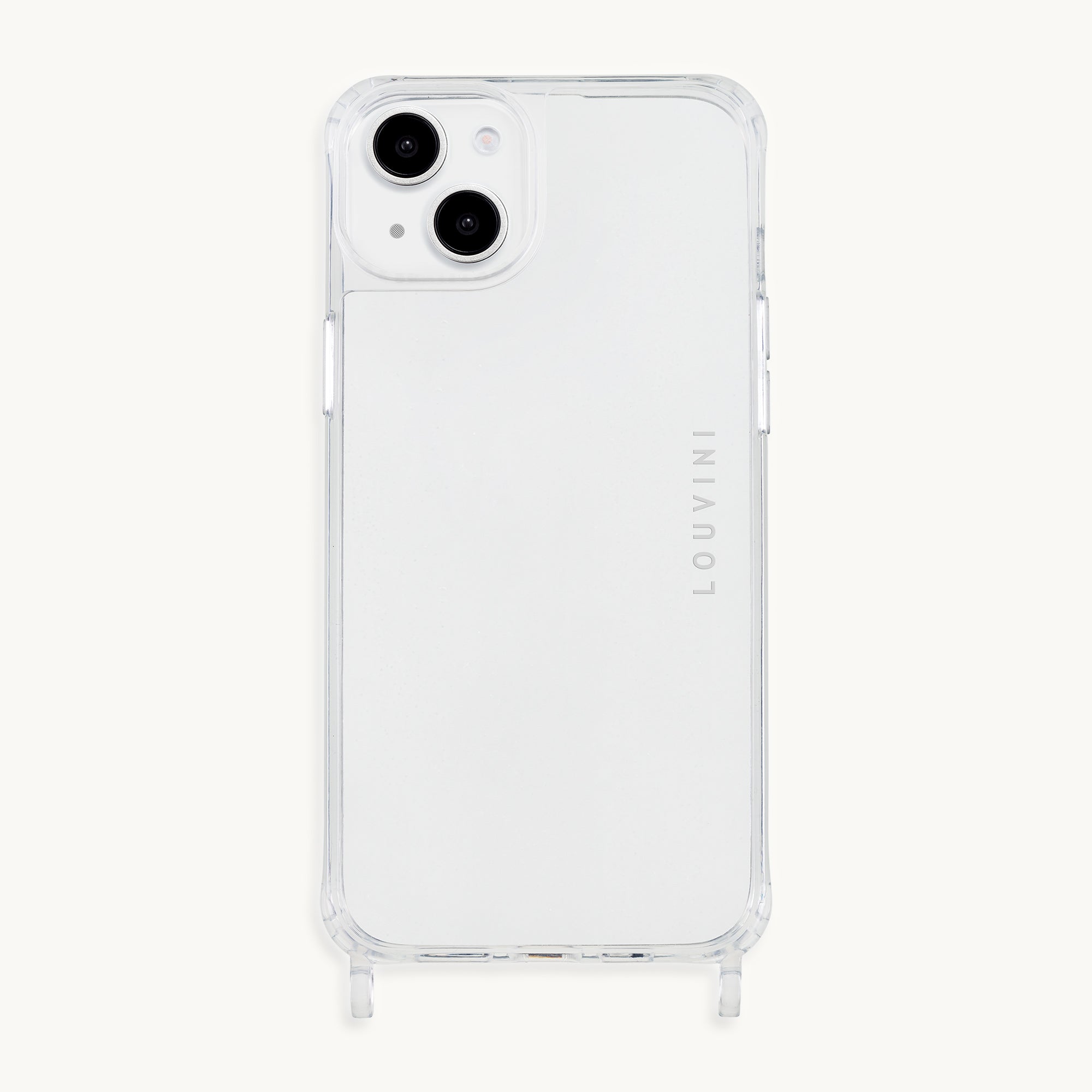 Coque iPhone MagSafe transparente avec anneaux