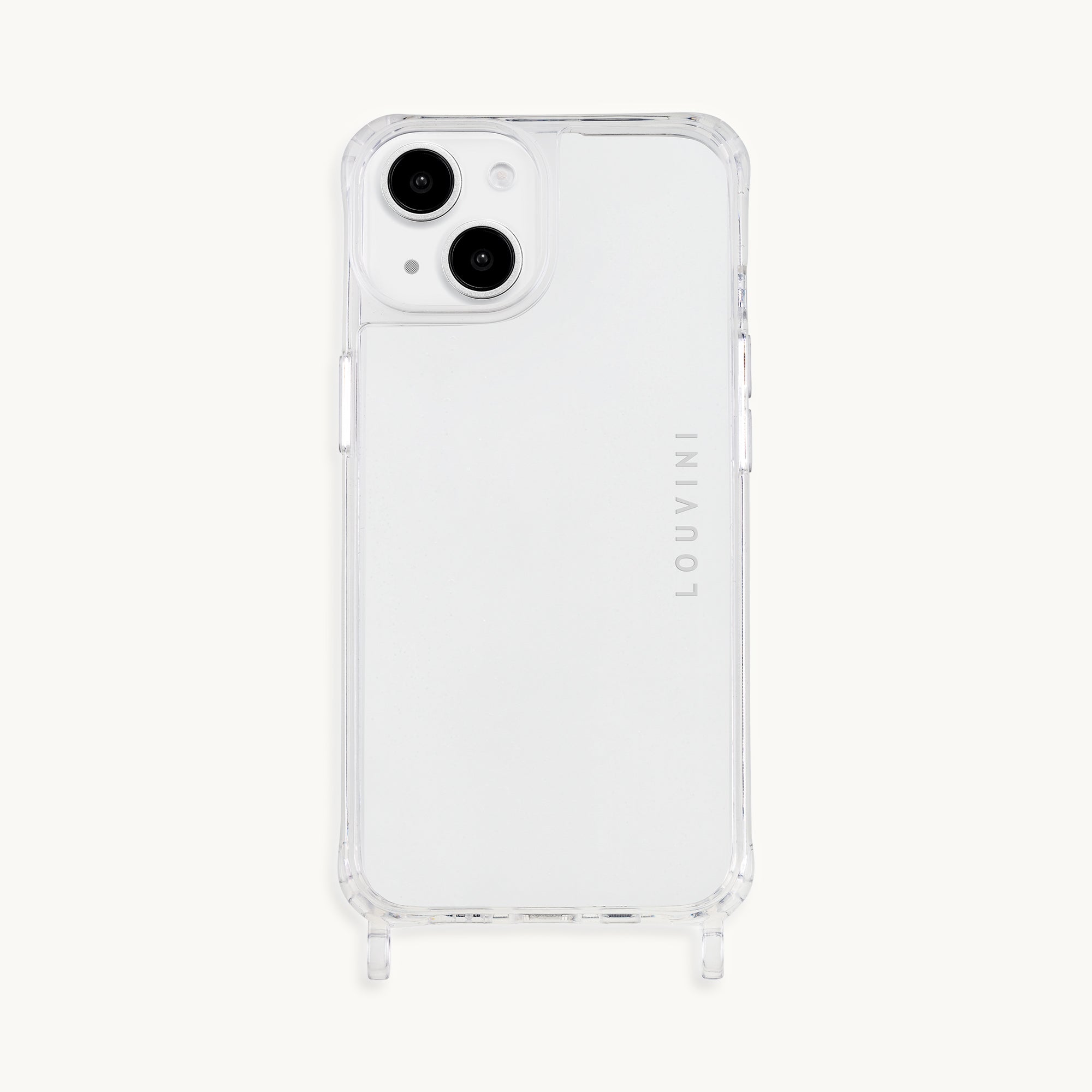 Coque iPhone MagSafe transparente avec anneaux