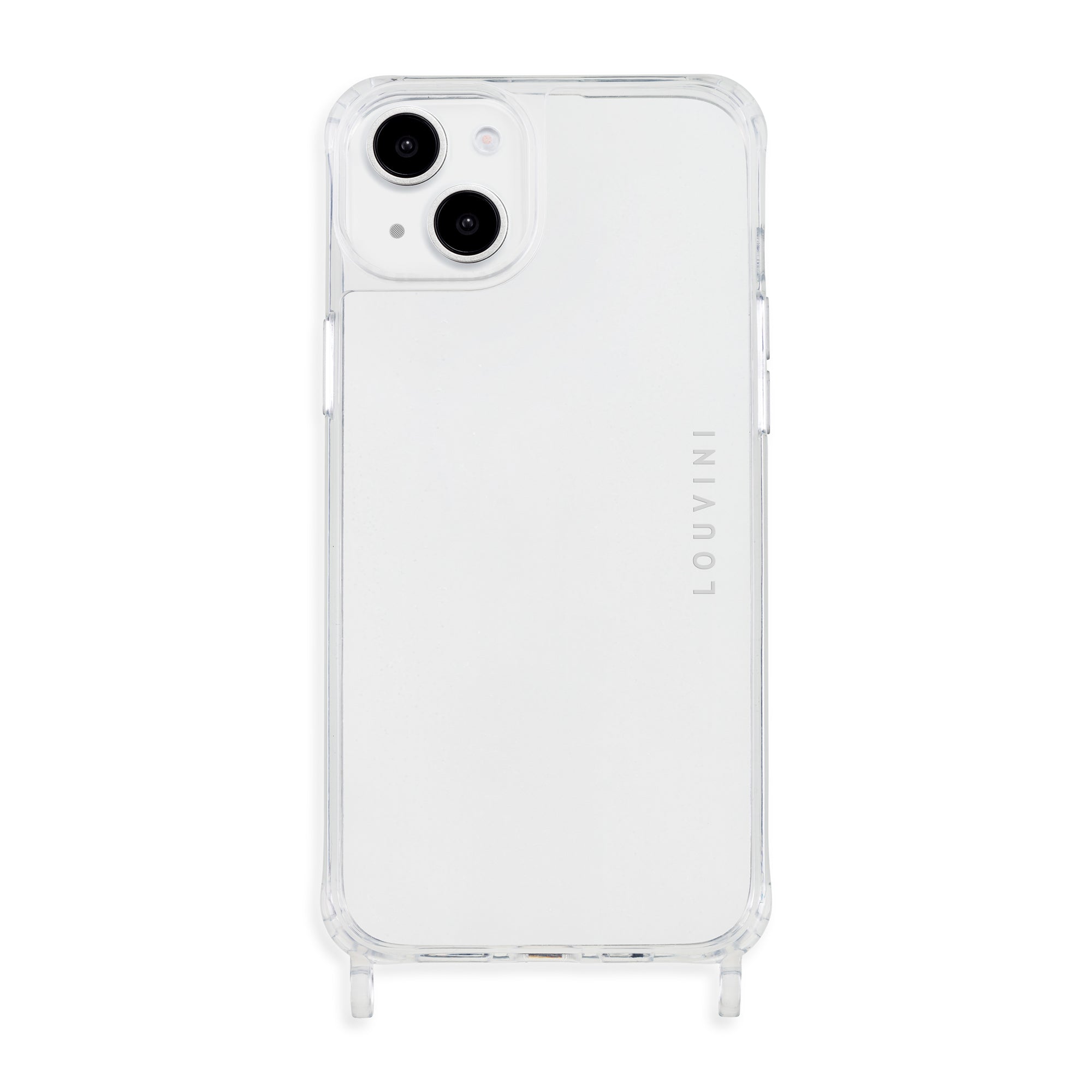 Coque iPhone transparente avec anneaux
