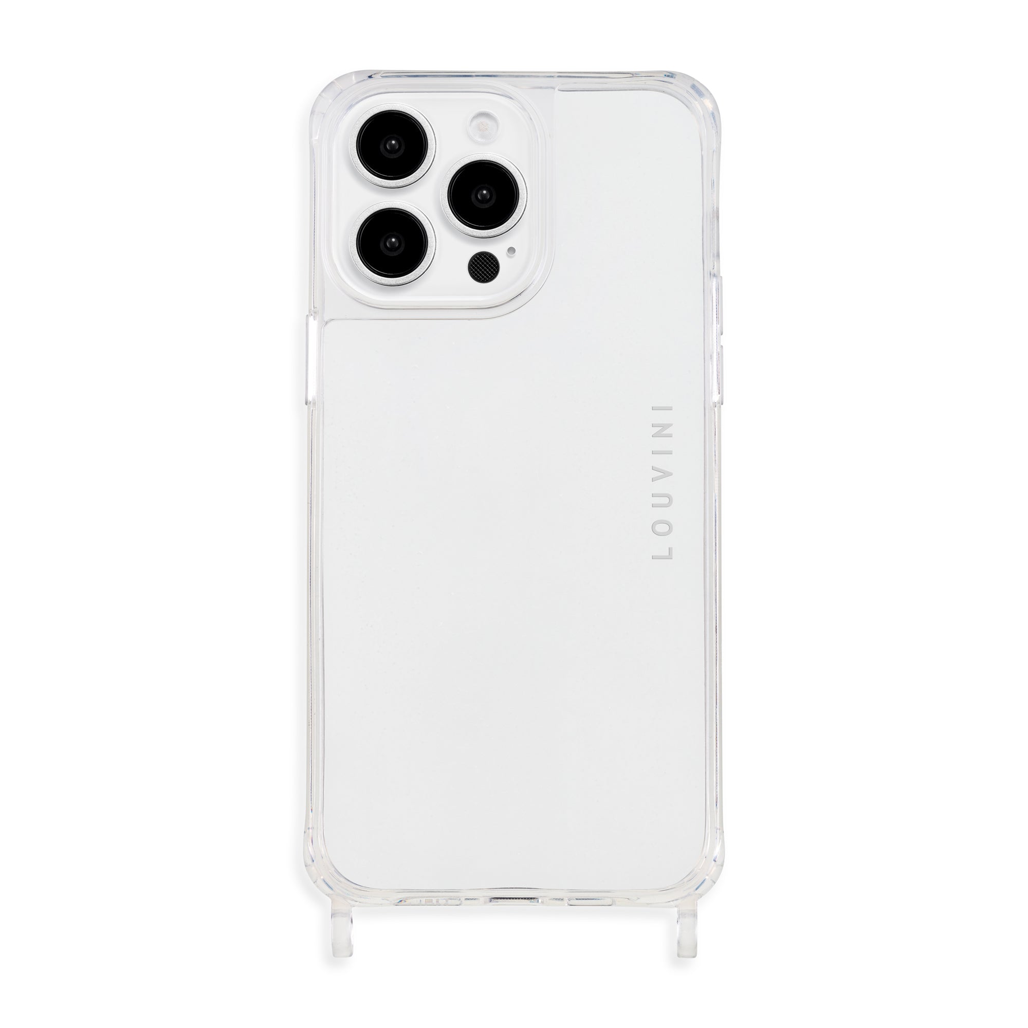 Coque iPhone transparente avec anneaux