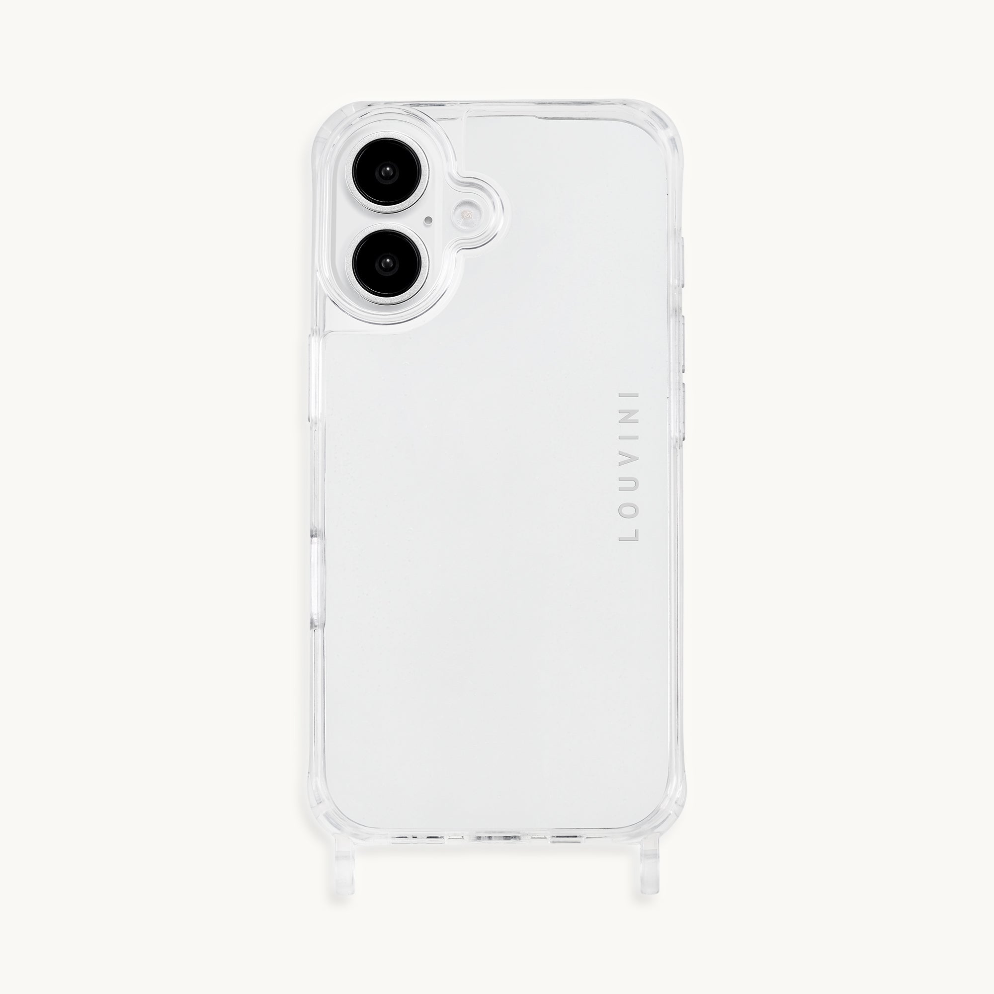 Coque iPhone MagSafe transparente avec anneaux