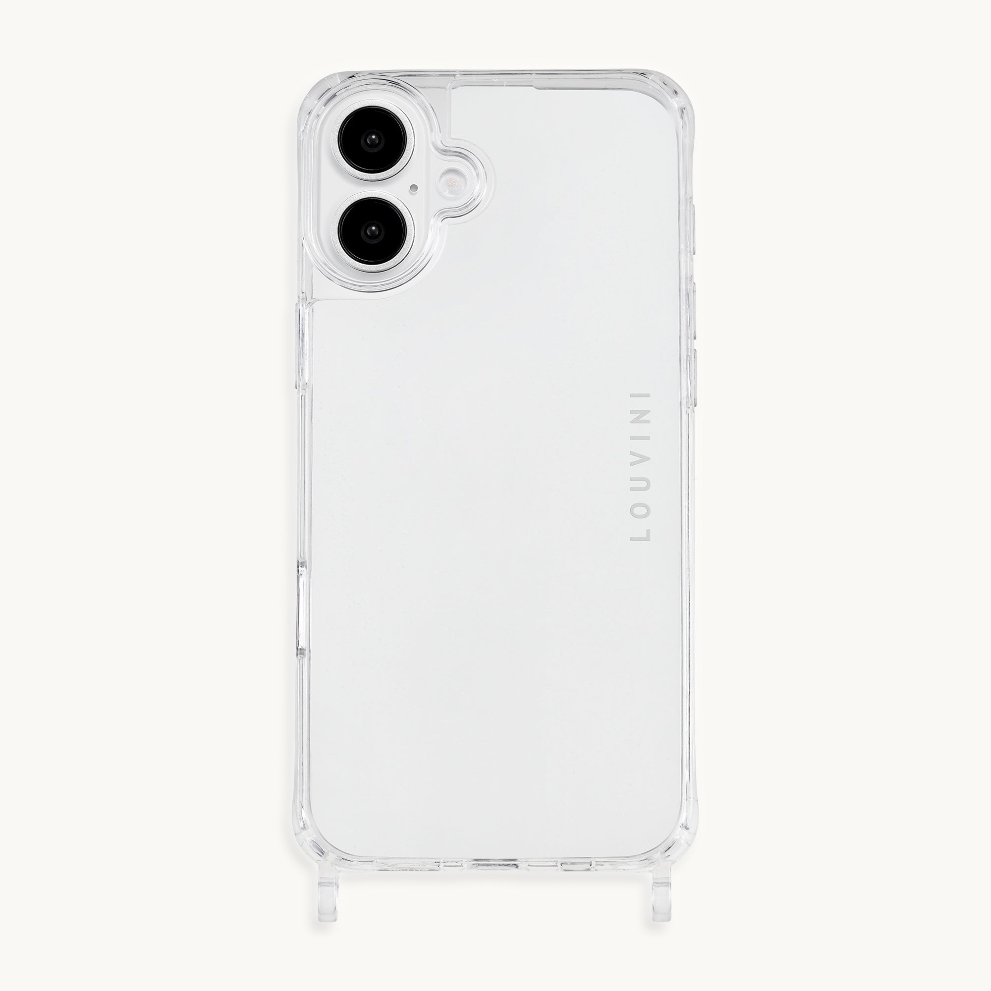 Coque iPhone MagSafe transparente avec anneaux