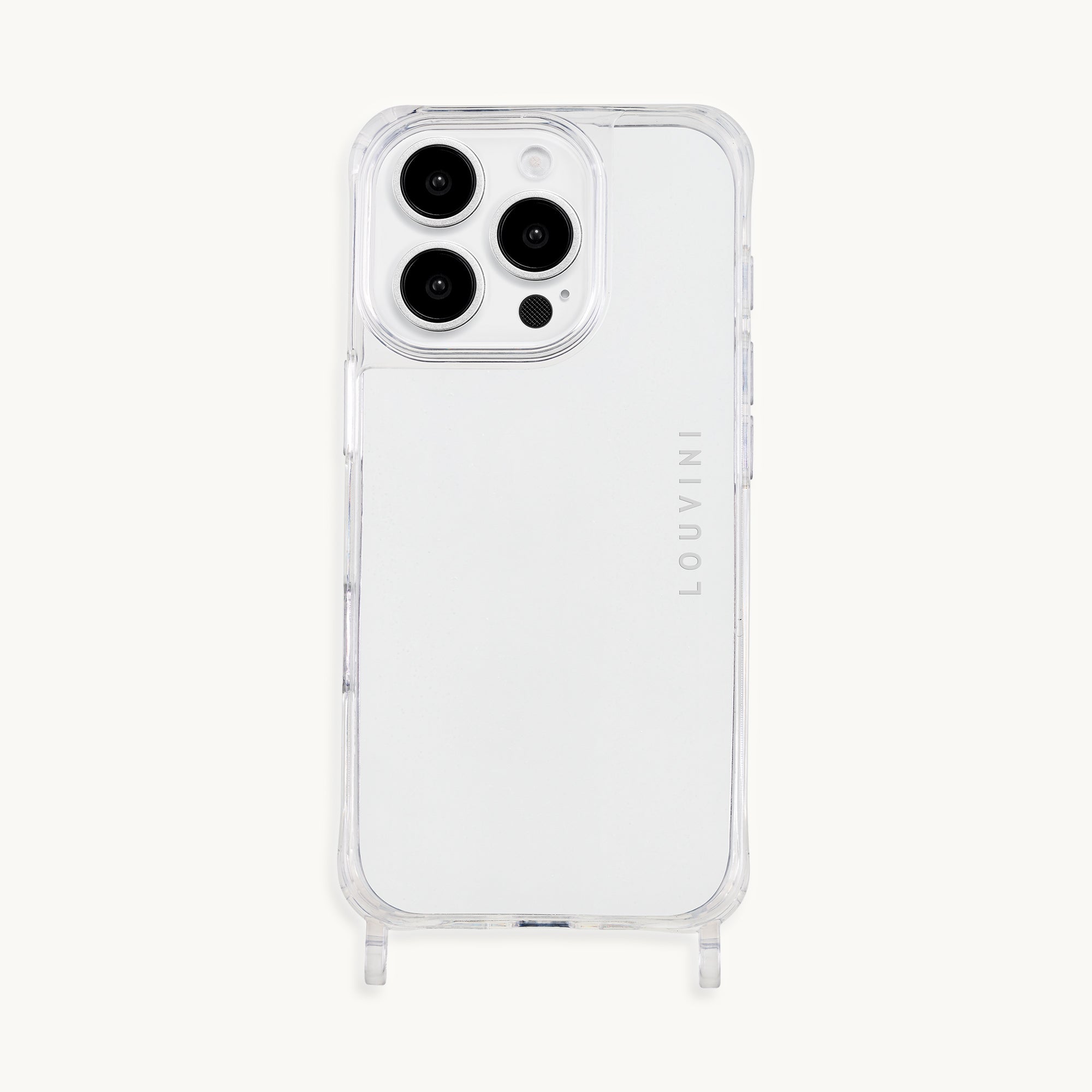 Coque iPhone MagSafe transparente avec anneaux