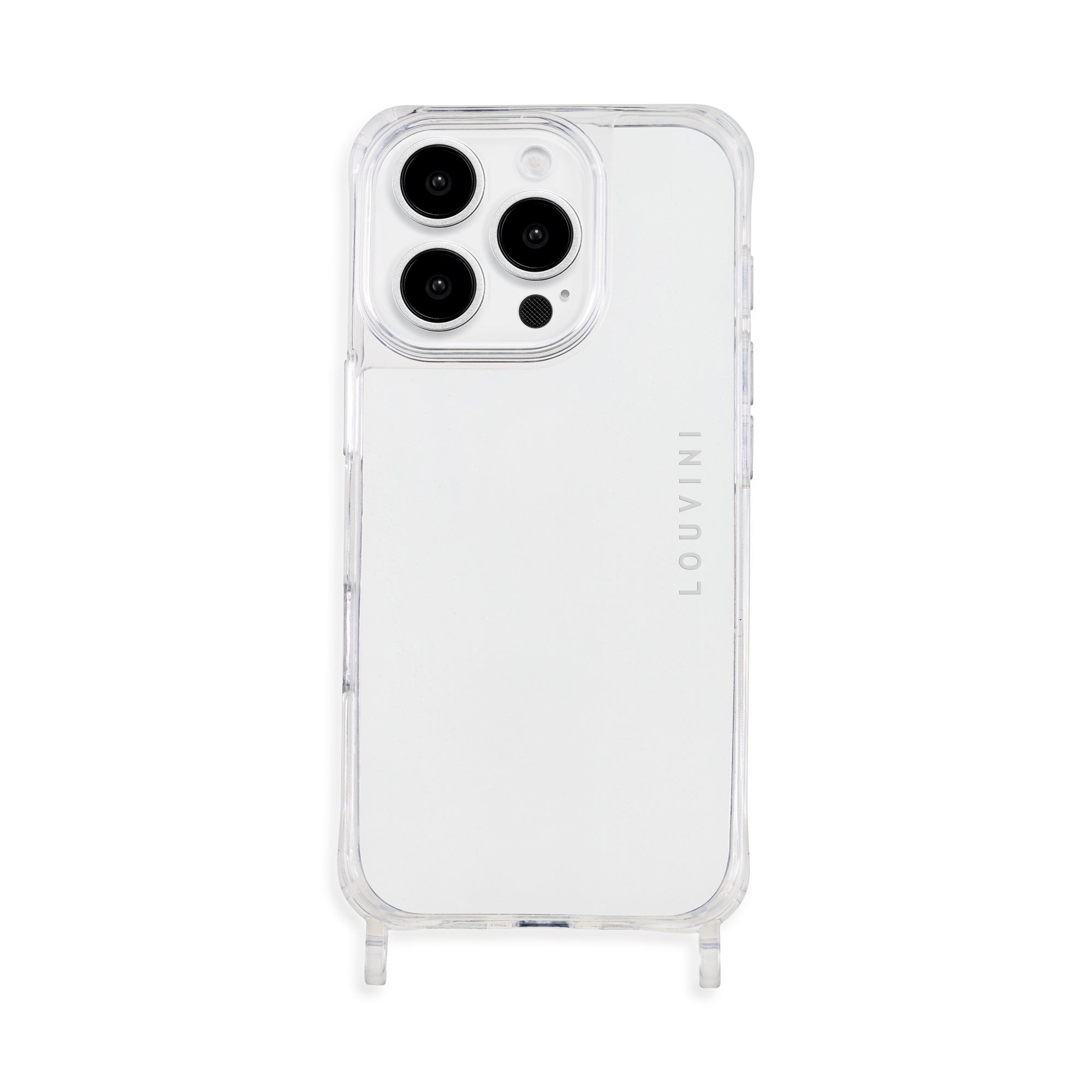 Coque iPhone transparente avec anneaux