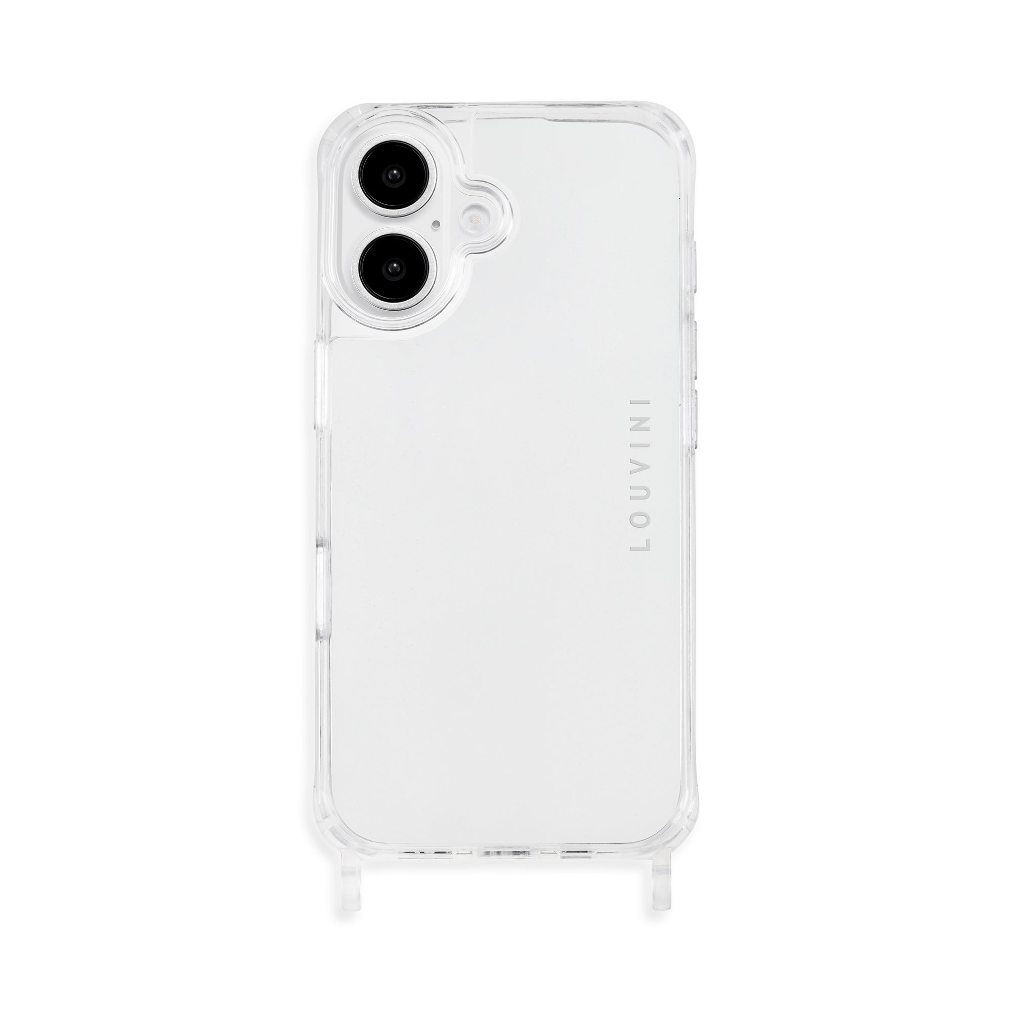 Coque iPhone transparente avec anneaux