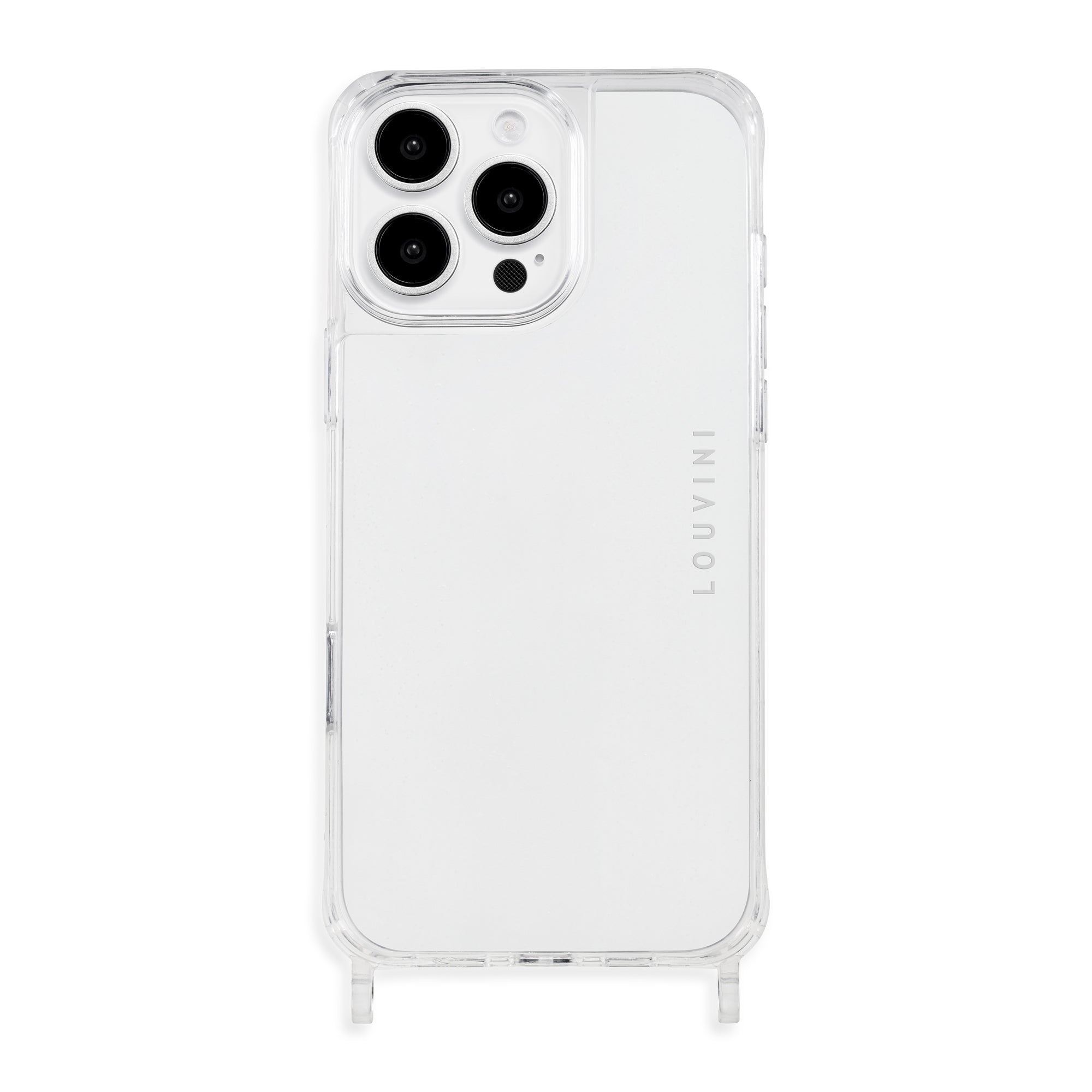 Coque iPhone transparente avec anneaux