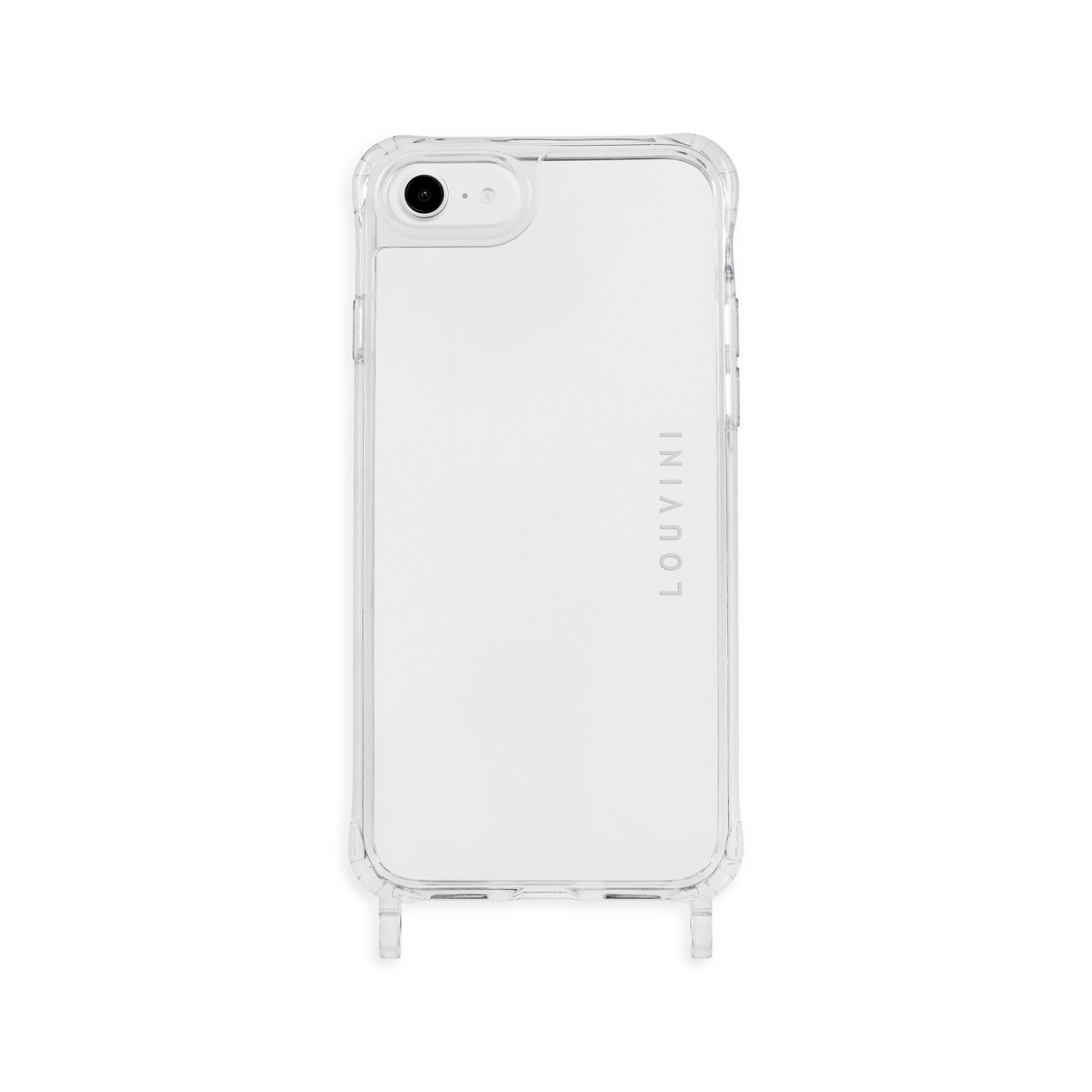 Coque iPhone transparente avec anneaux