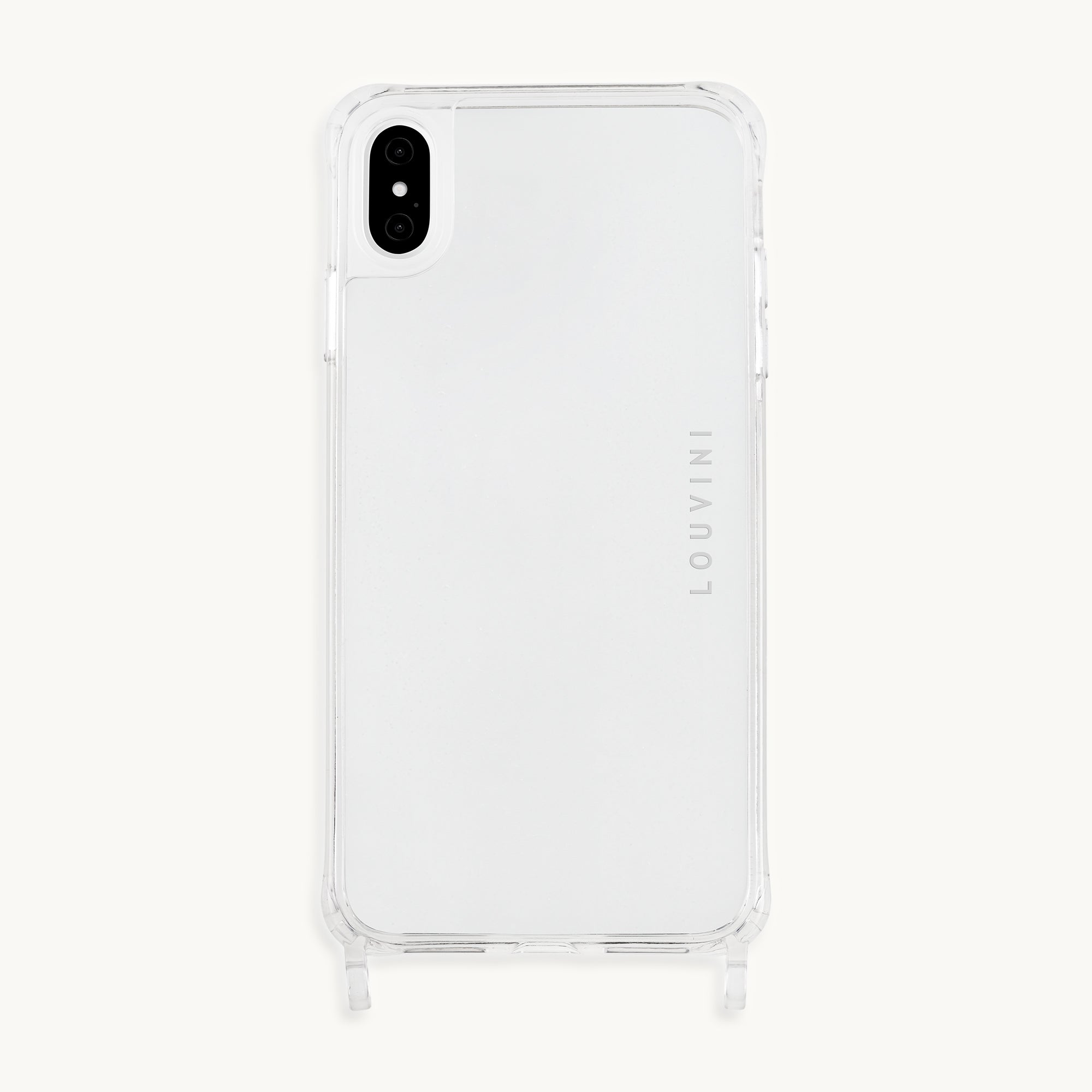 Coque iPhone MagSafe transparente avec anneaux