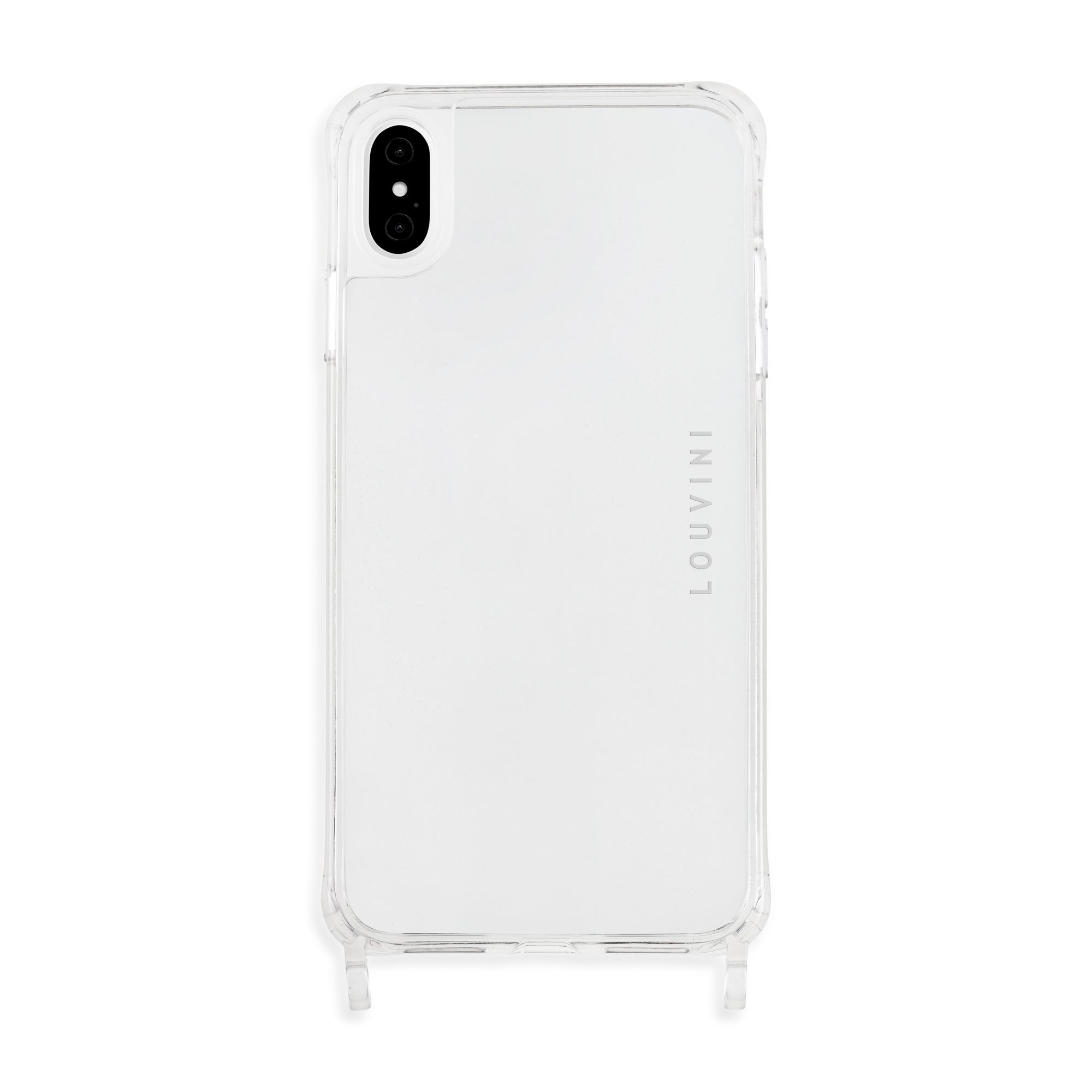 Coque iPhone transparente avec anneaux