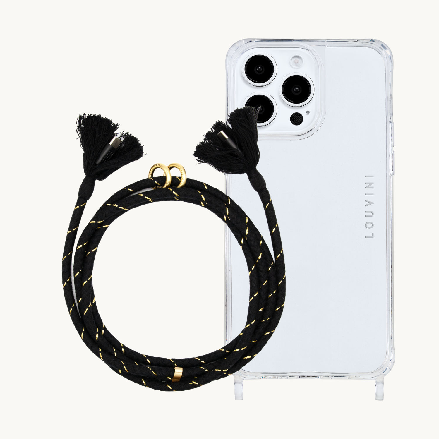 Charlie iPhone Case & Kaia USB-C Black Cord