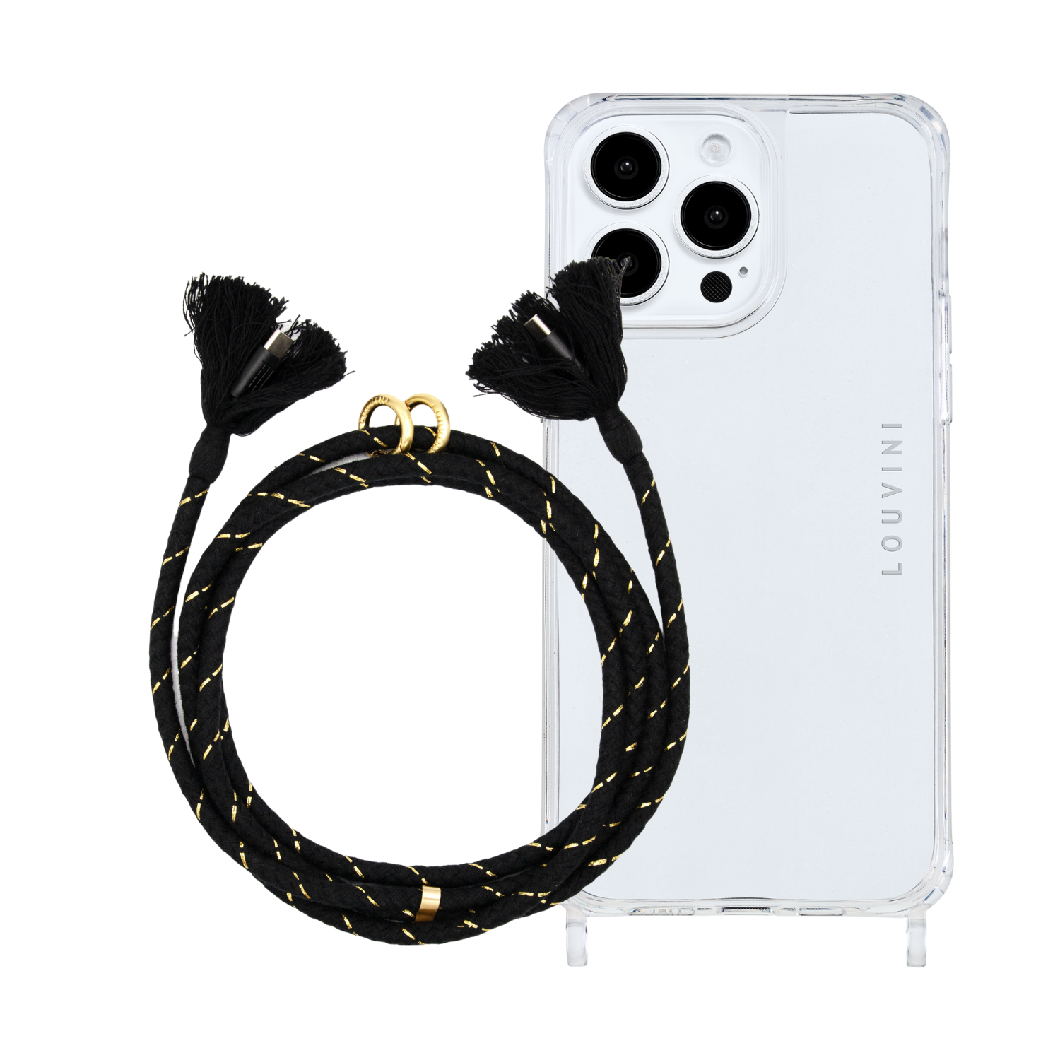 Charlie iPhone Case & Kaia USB-C Black Cord