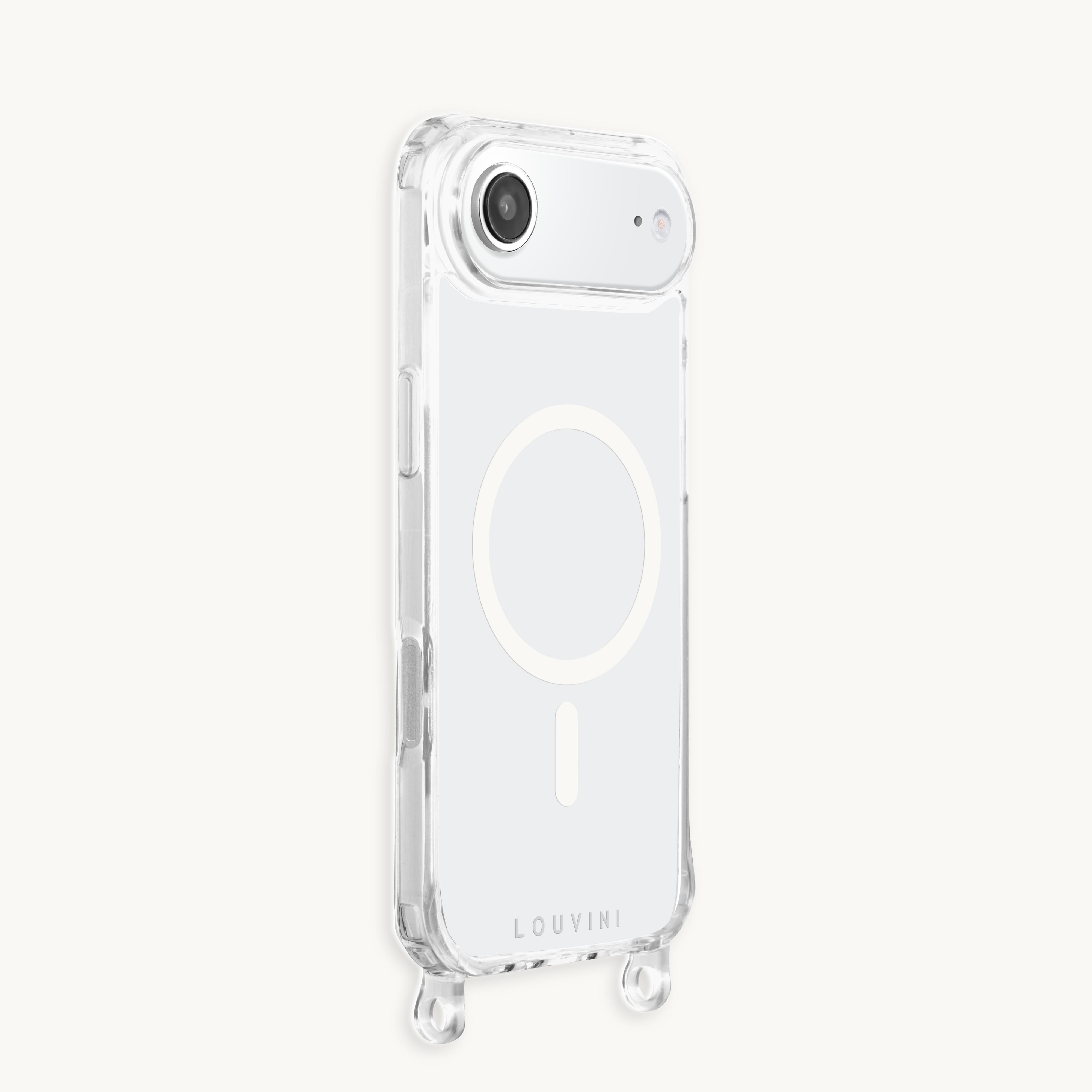MagSafe iPhone case with loops Charlie - Transparent