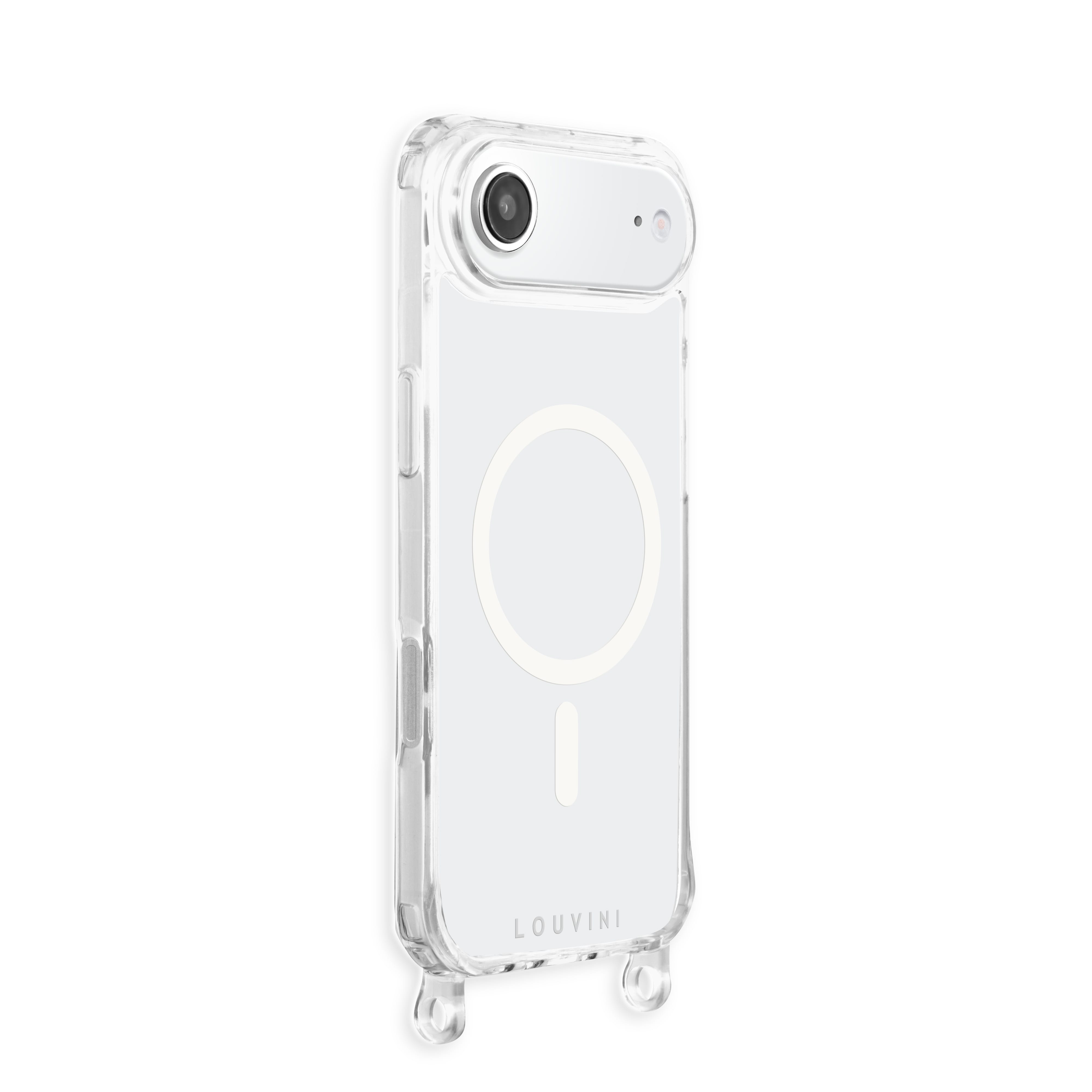 MagSafe iPhone case with loops Charlie - Transparent