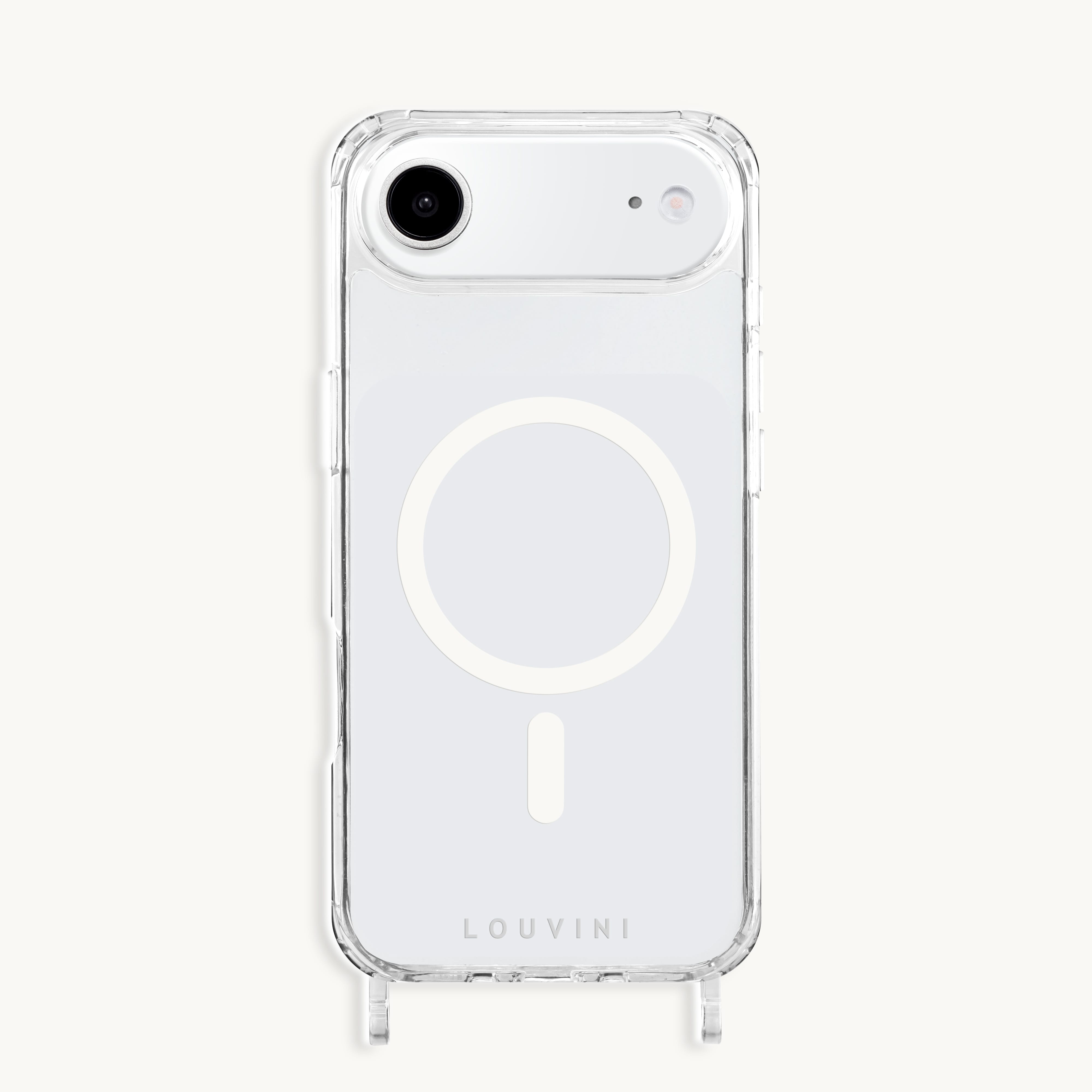 MagSafe iPhone case with loops Charlie - Transparent