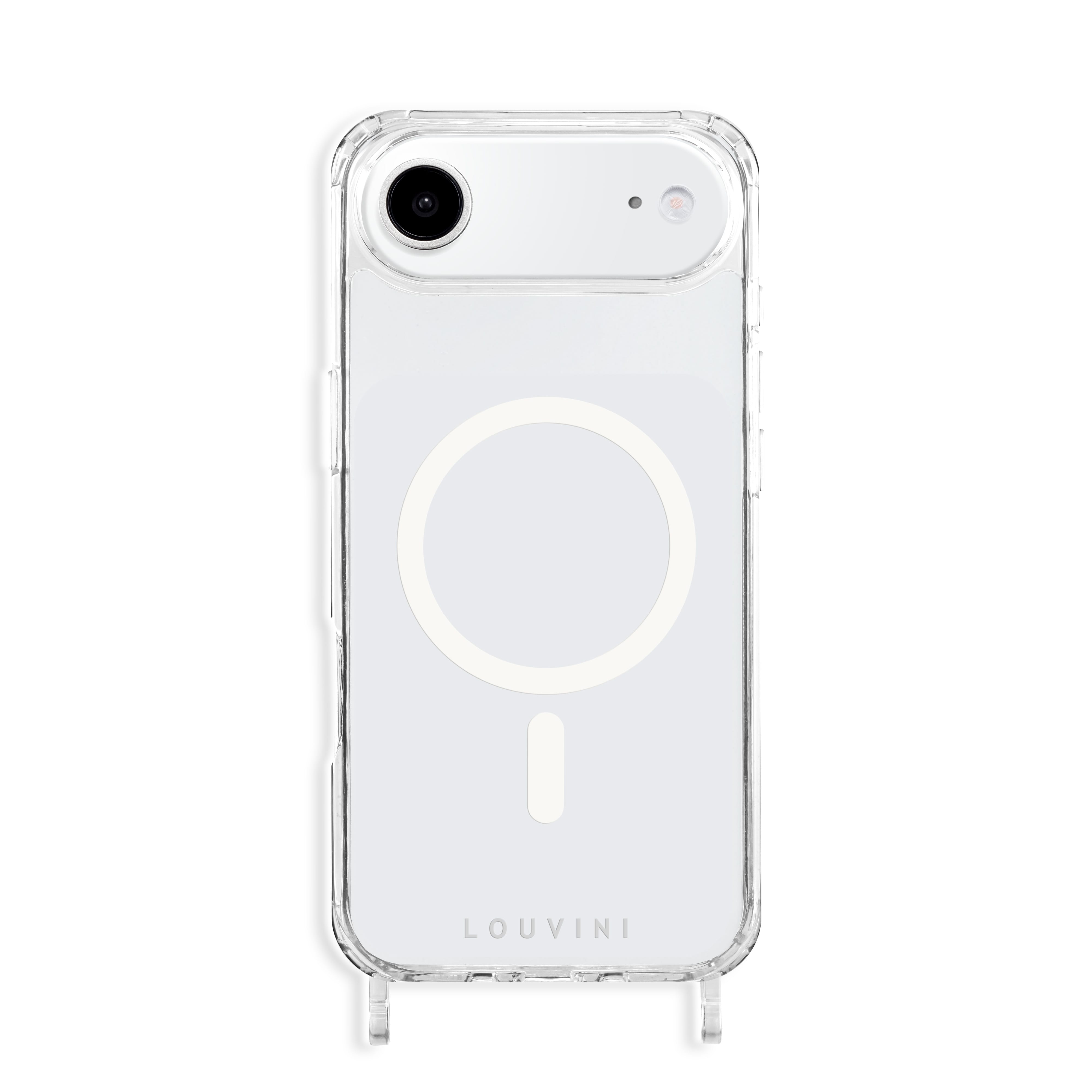 MagSafe iPhone case with loops Charlie - Transparent