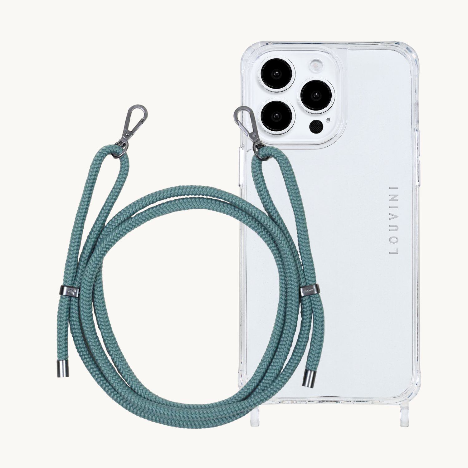 ensemble coque iPhone et cordon de téléphone tressé