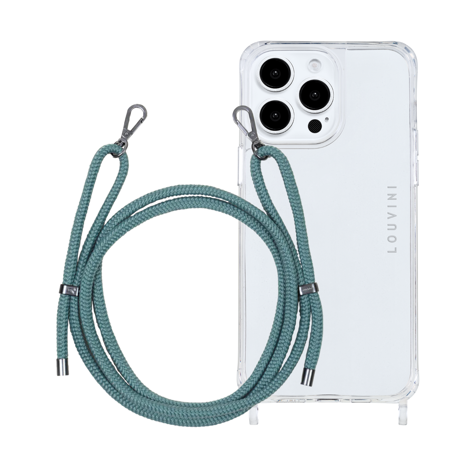 ensemble coque iPhone et cordon de téléphone tressé