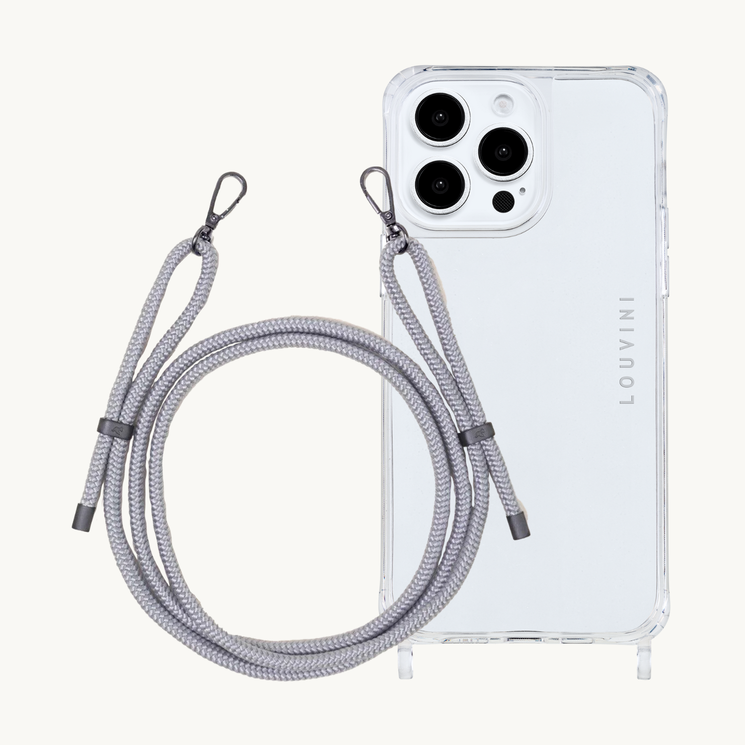 ensemble coque iPhone et cordon de téléphone tressé