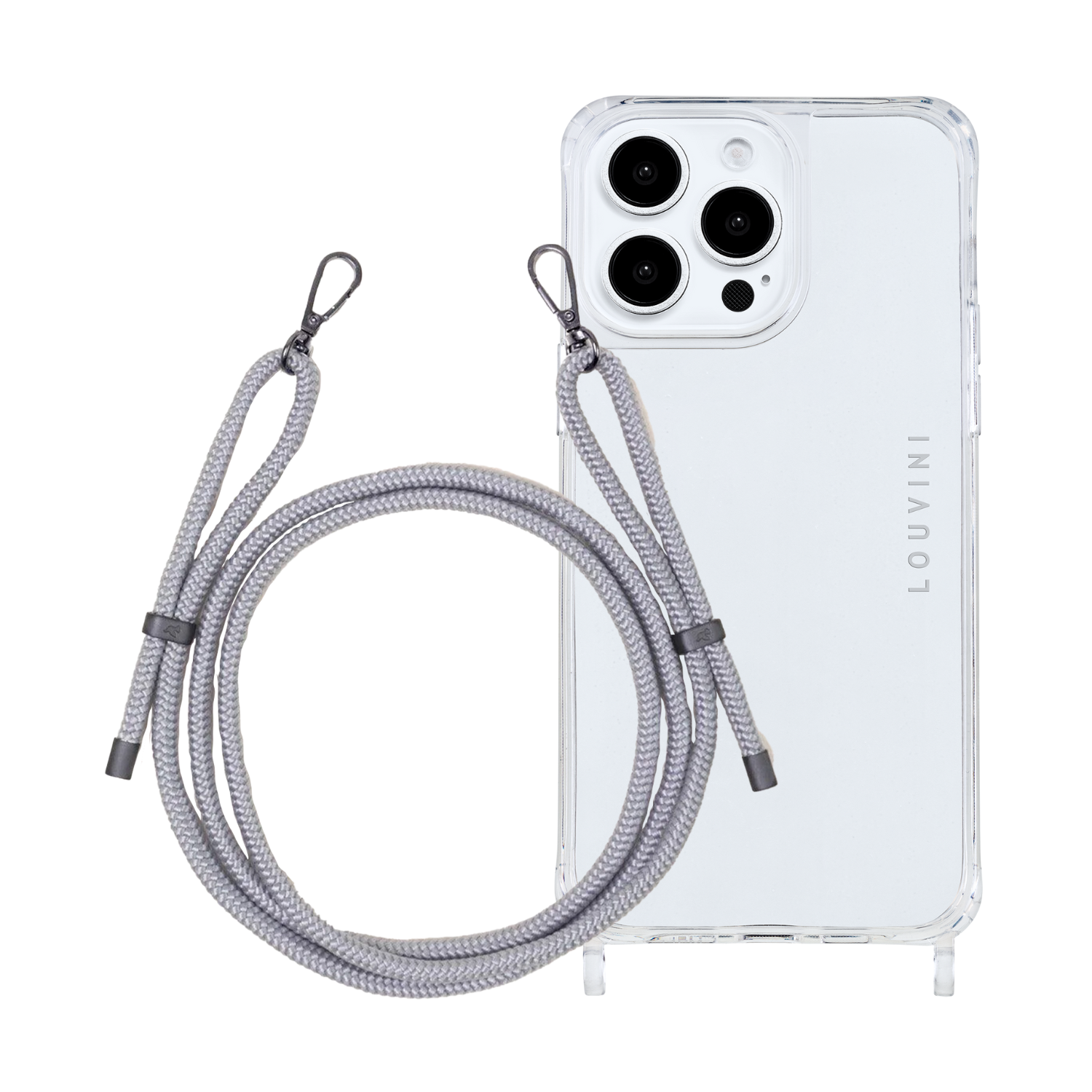 ensemble coque iPhone et cordon de téléphone tressé