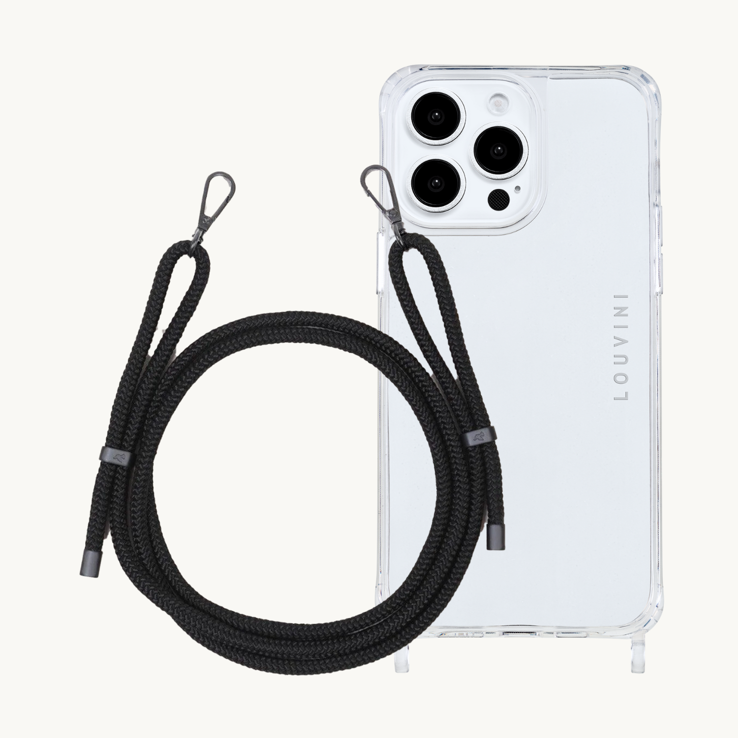 ensemble coque iPhone et cordon de téléphone tressé