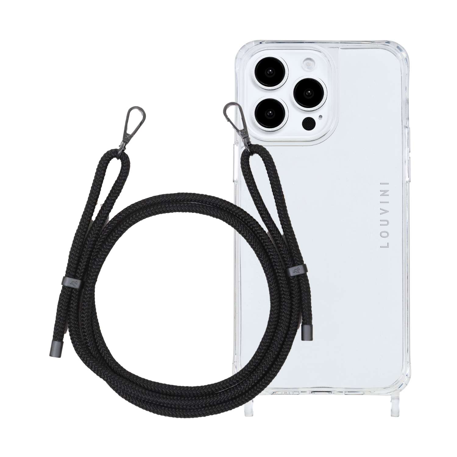 ensemble coque iPhone et cordon de téléphone tressé