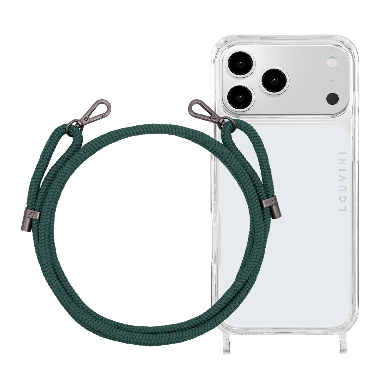 Charlie iPhone Case & Noah Forest-Green Cord