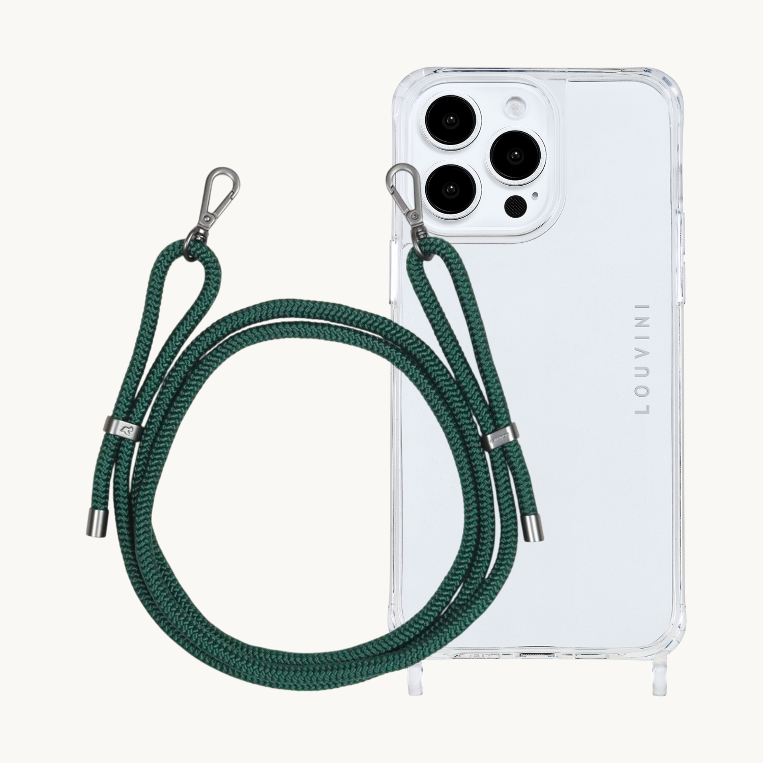 ensemble coque iPhone et cordon de téléphone tressé