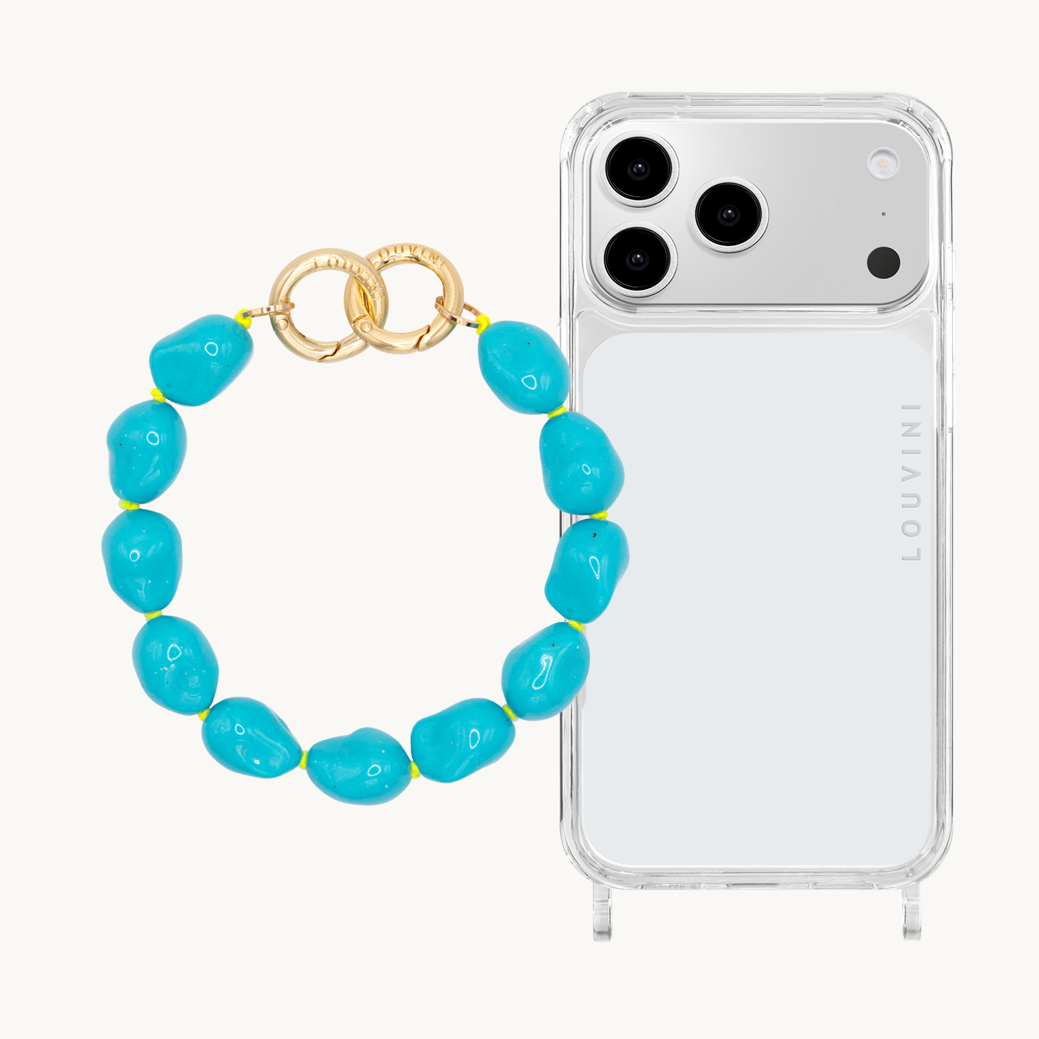 CHARLIE iPhone Case & ROMY Turquoise Bracelet