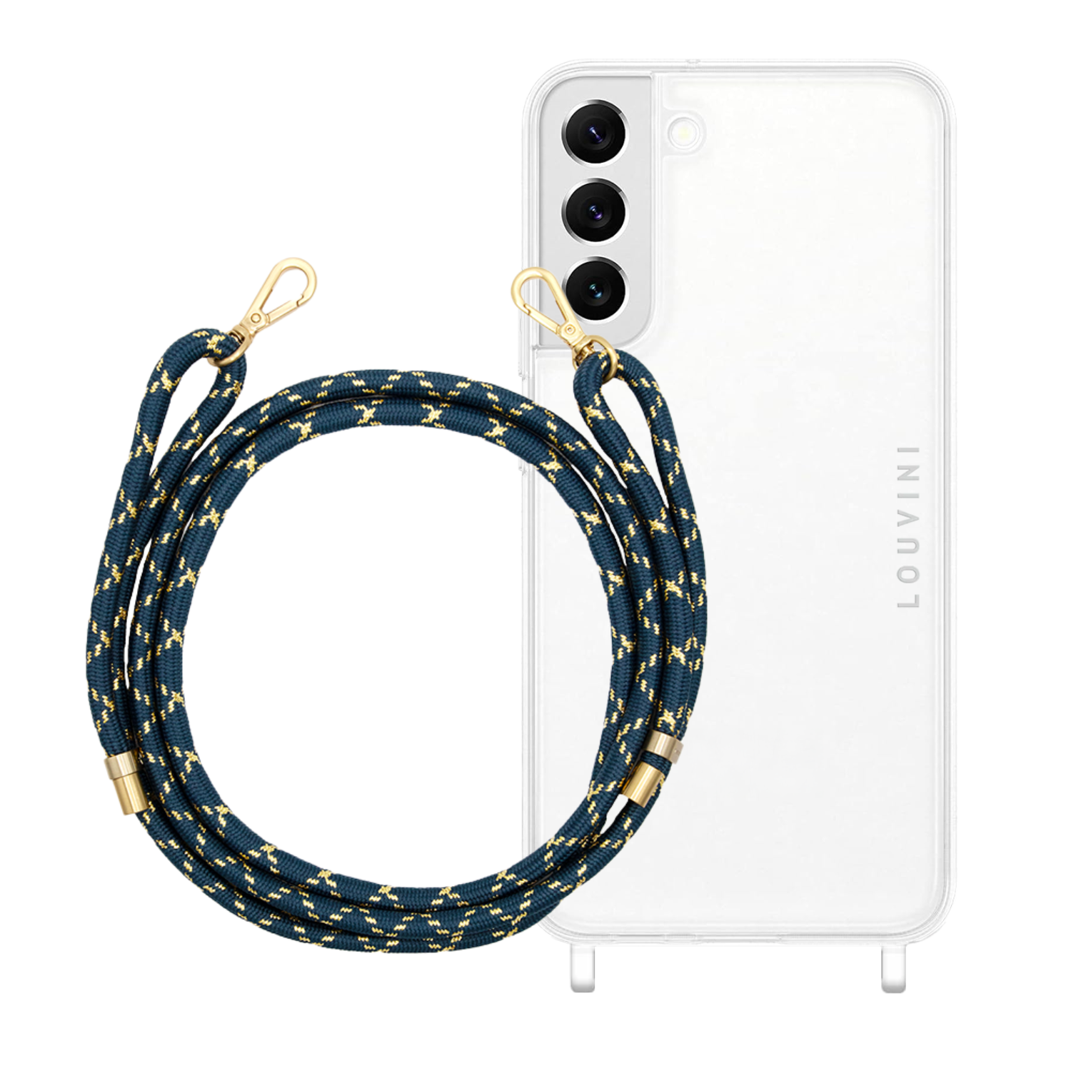 ensemble coque samsung et cordon de téléphone tressé