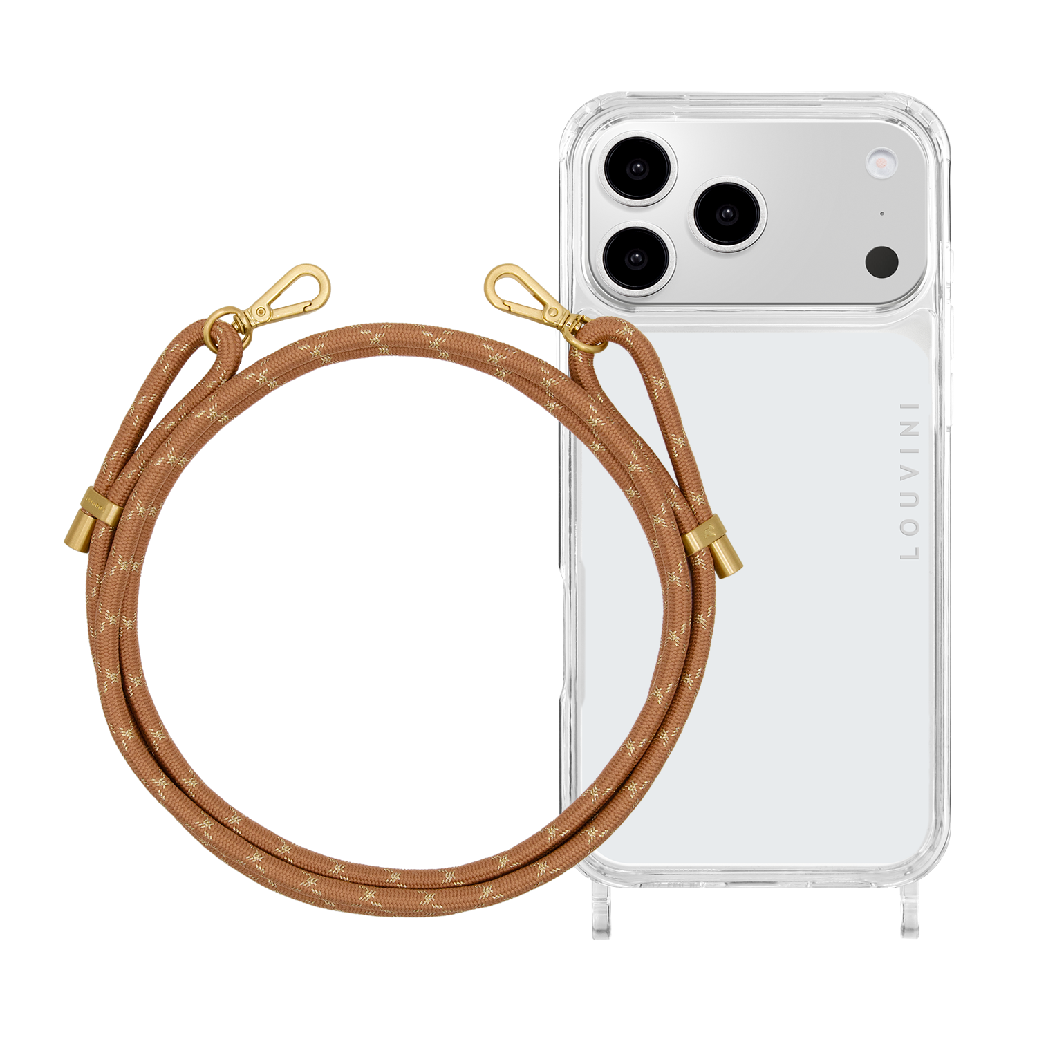 Charlie iPhone Case & Tessa Cinnamon Gold Cord