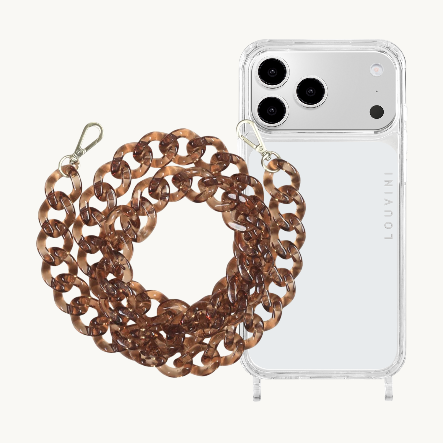 Charlie iPhone Case & Zoe Amber Chain