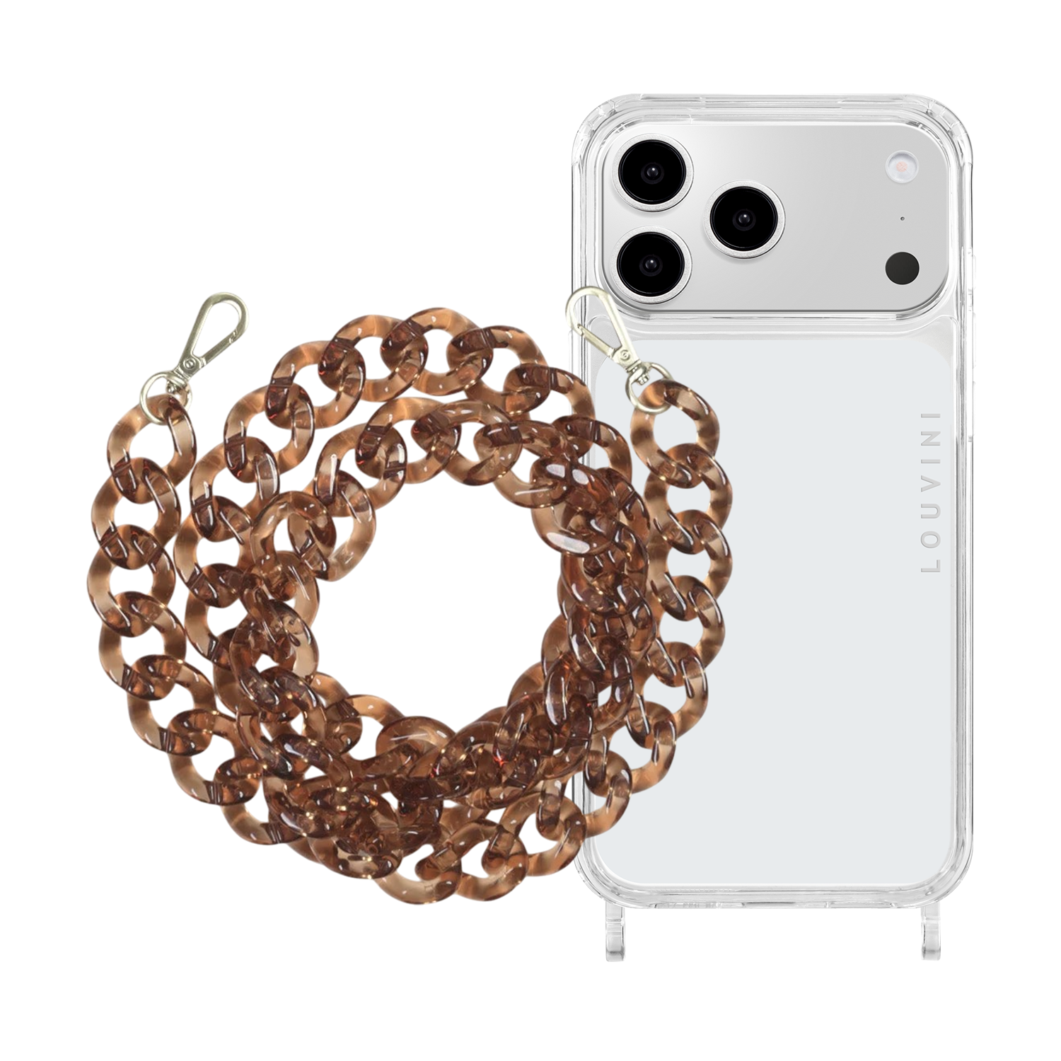 Charlie iPhone Case & Zoe Amber Chain