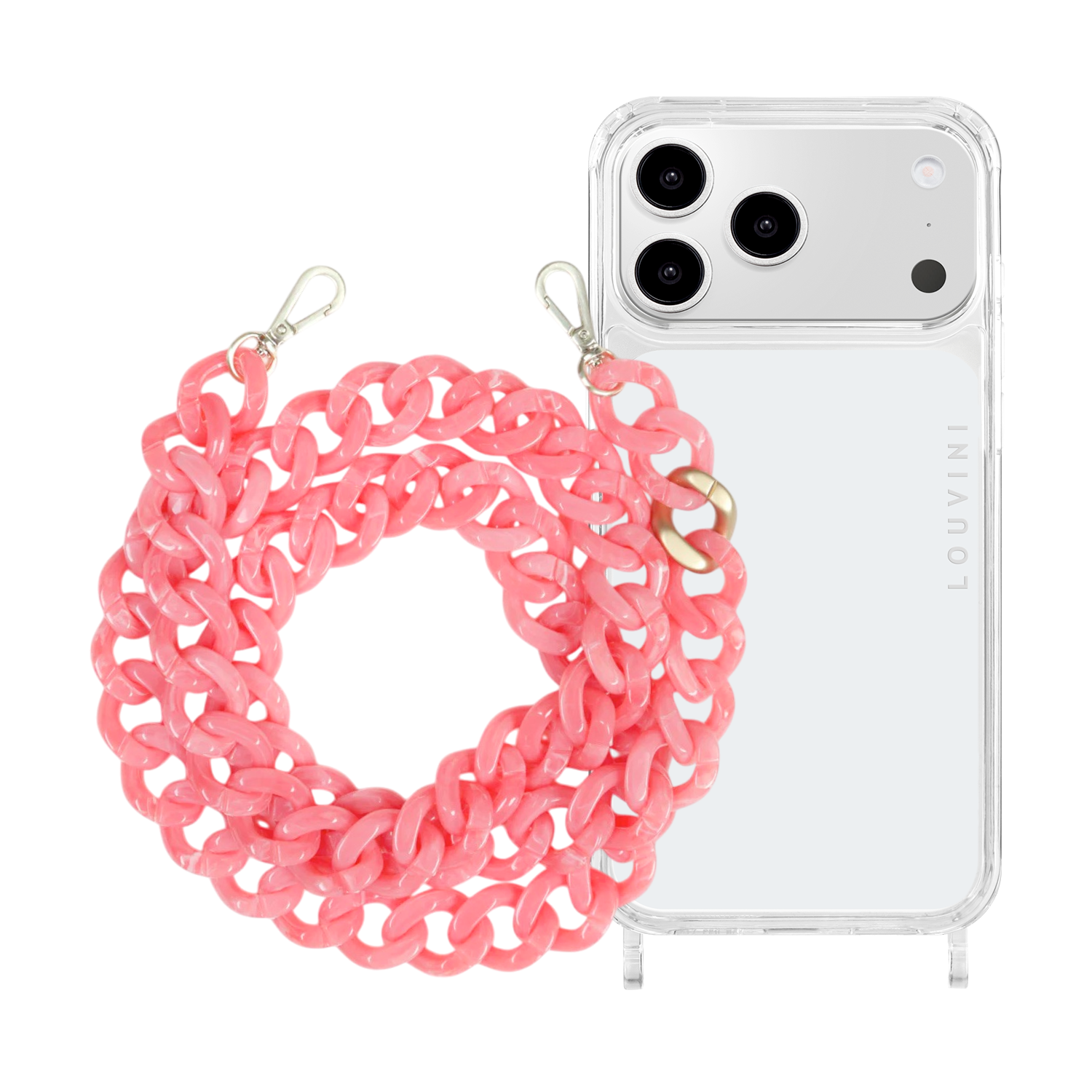 Charlie iPhone Case & Zoe Coral Chain
