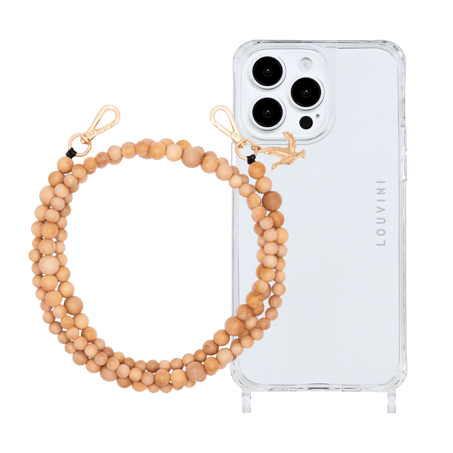 CHARLIE iPhone case & ARIELLE Natural strap