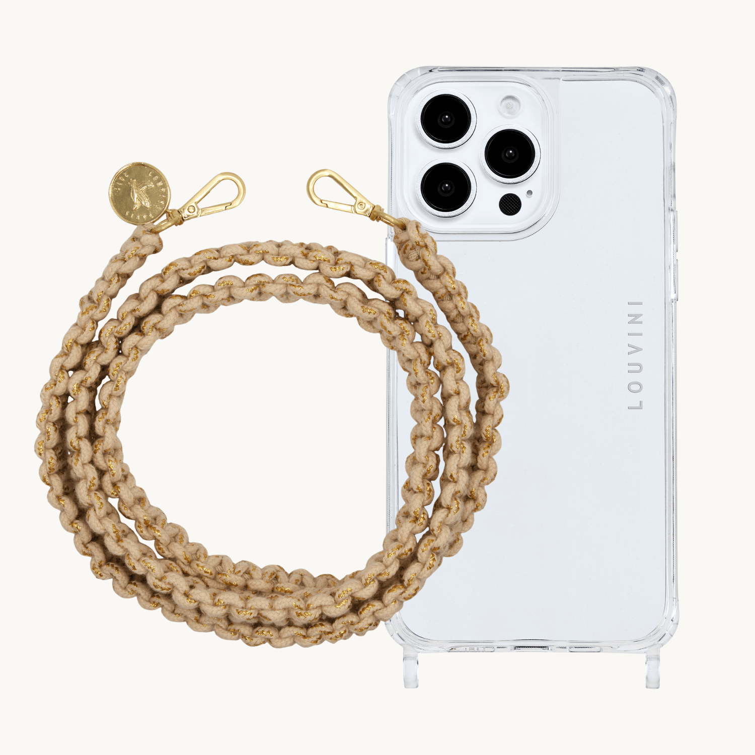 Charlie iPhone Case & Palma Cream Cord