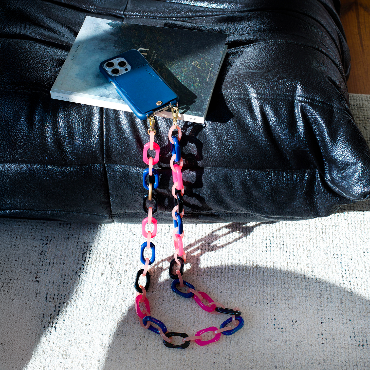 CHIARA Chain - Navy-Pink