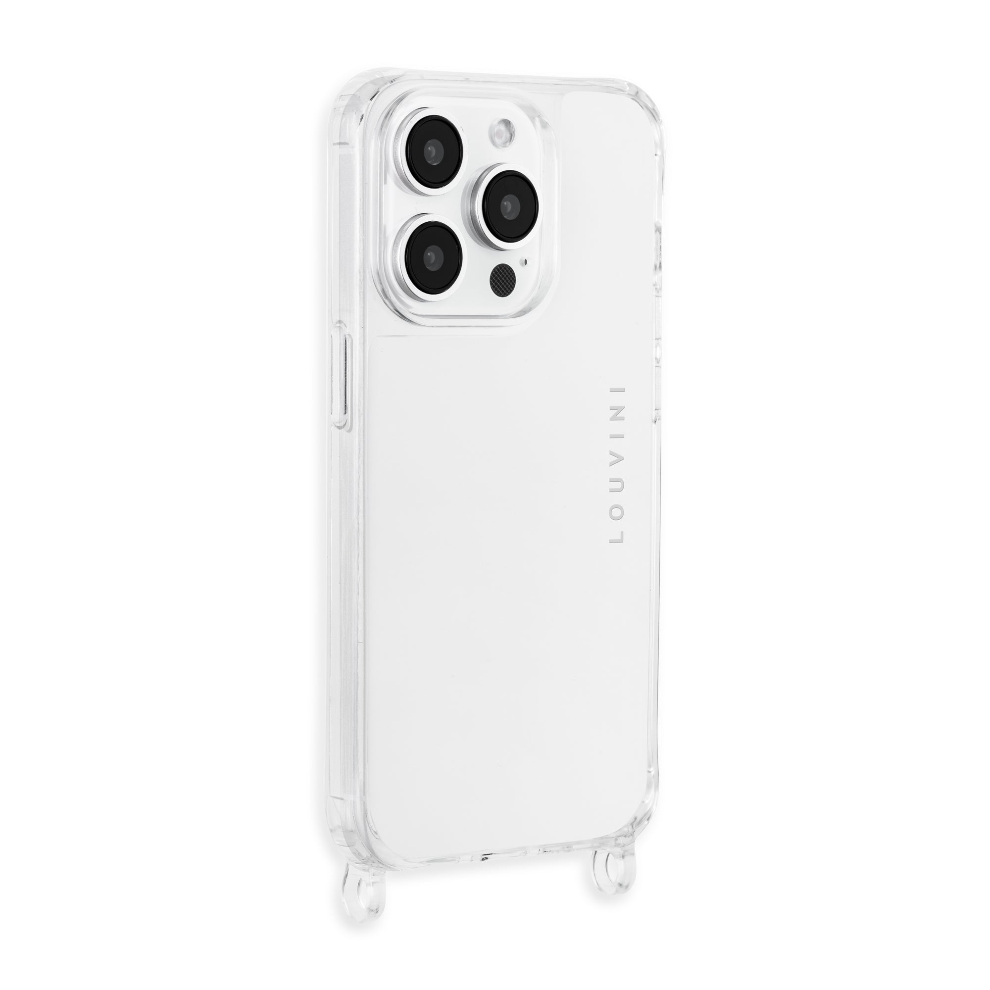 Coque iPhone transparente avec anneaux