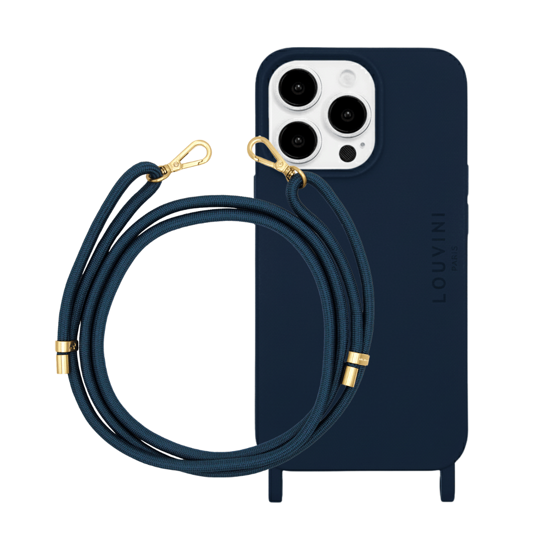 MILO MagSafe Navy iPhone Case & TESSA Navy Cord