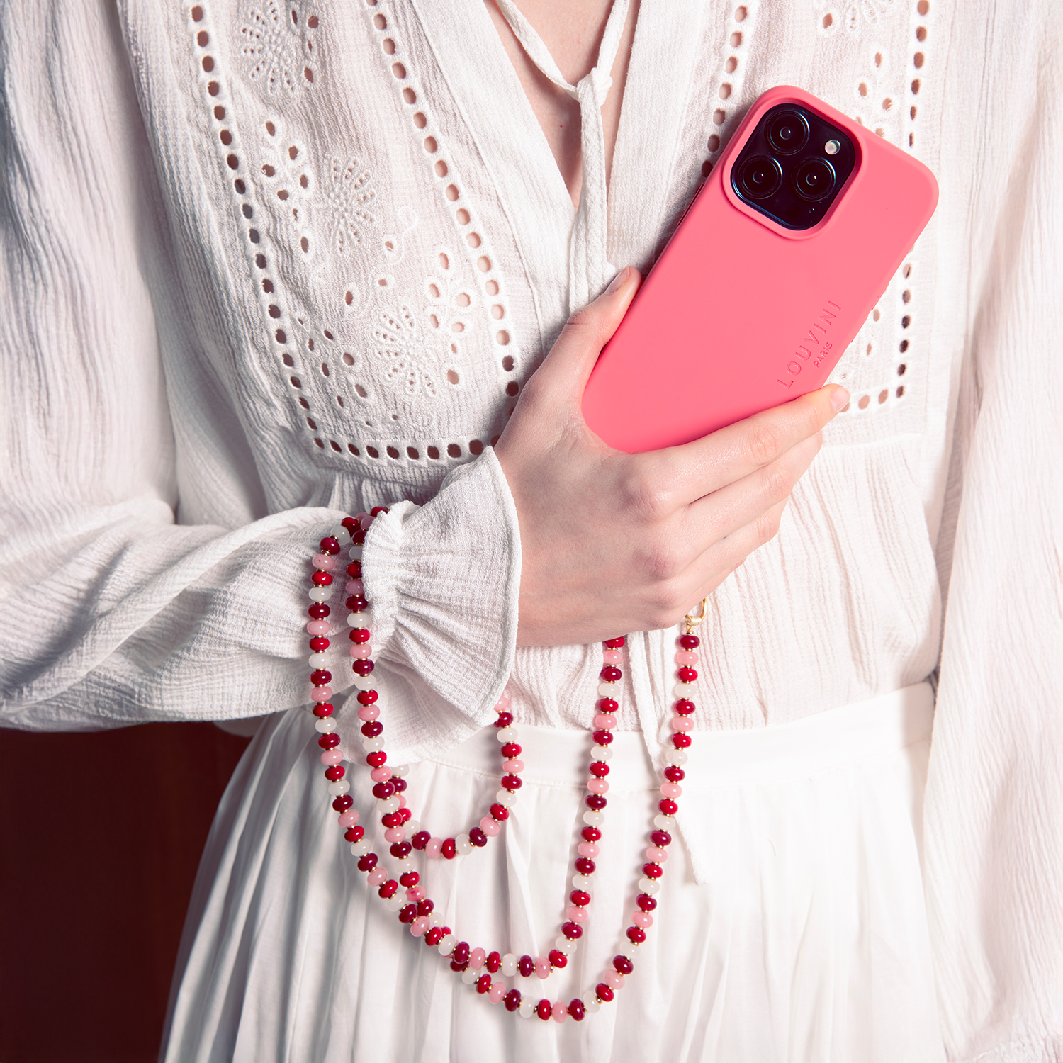 iPhone Case with loops and MagSafe MILO - PINK