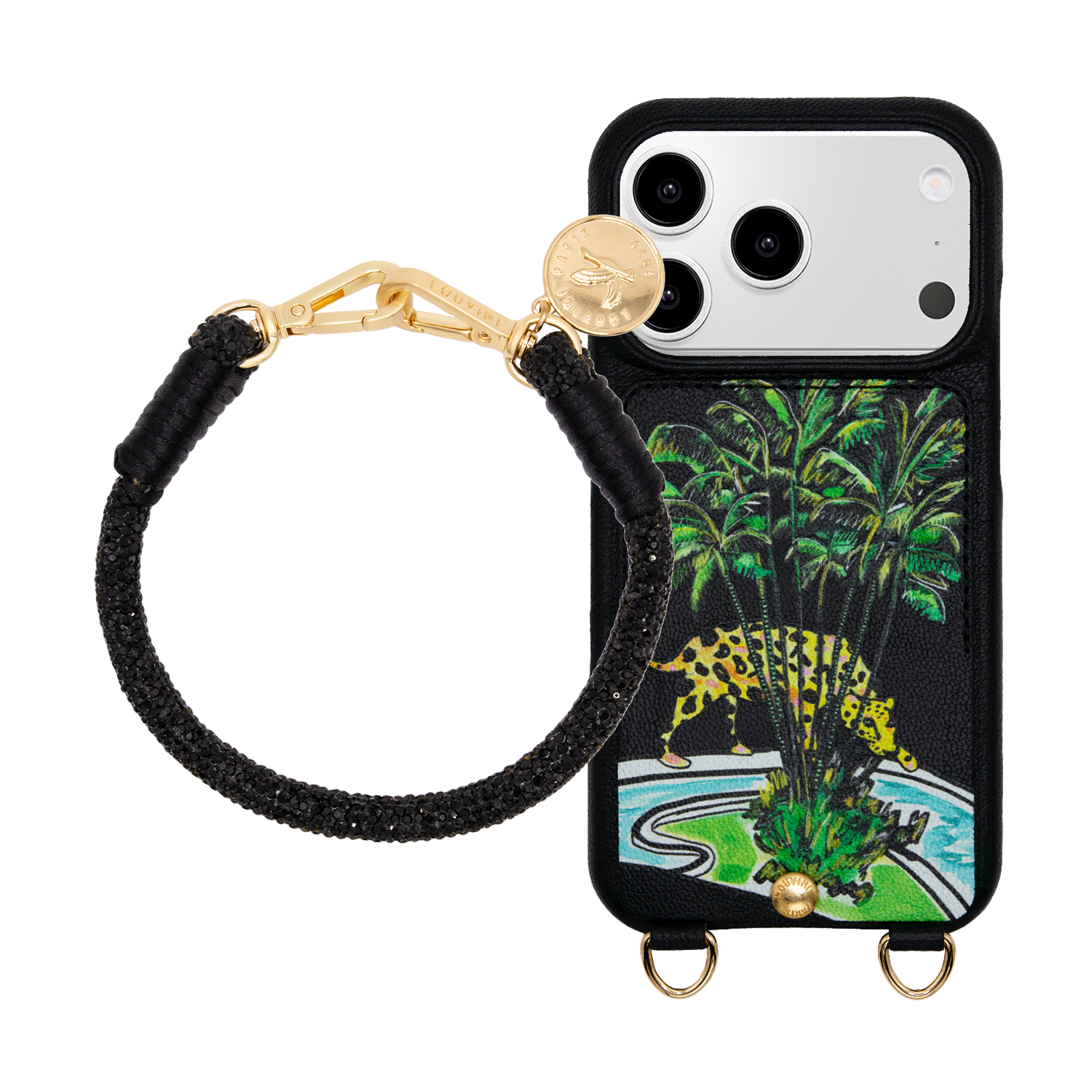iPhone Case LOU x Filipe Jardim Black & PETIT KIM Black Bracelet