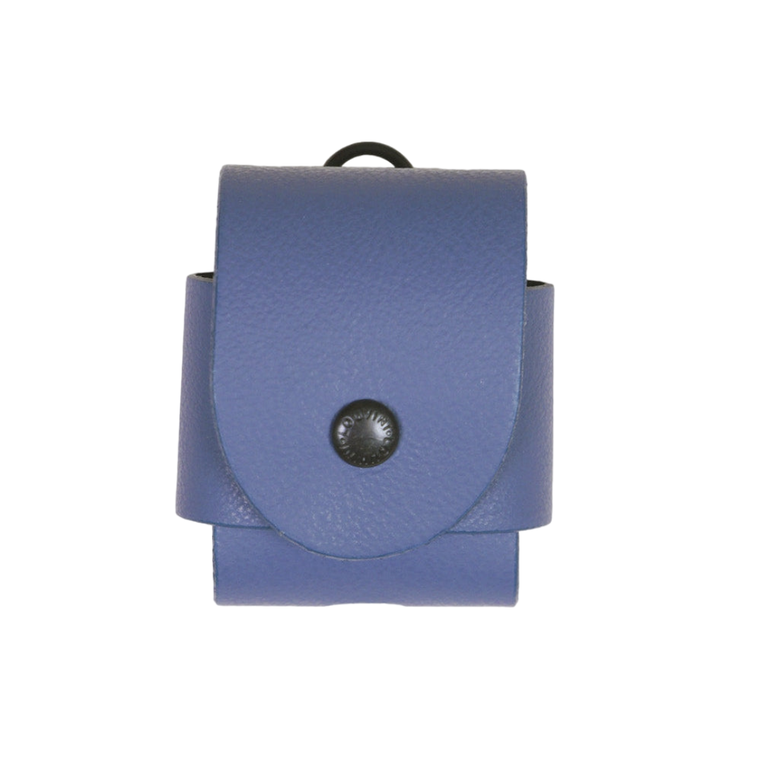 Étui AirPods bleu et noir design moderne et protection résistante