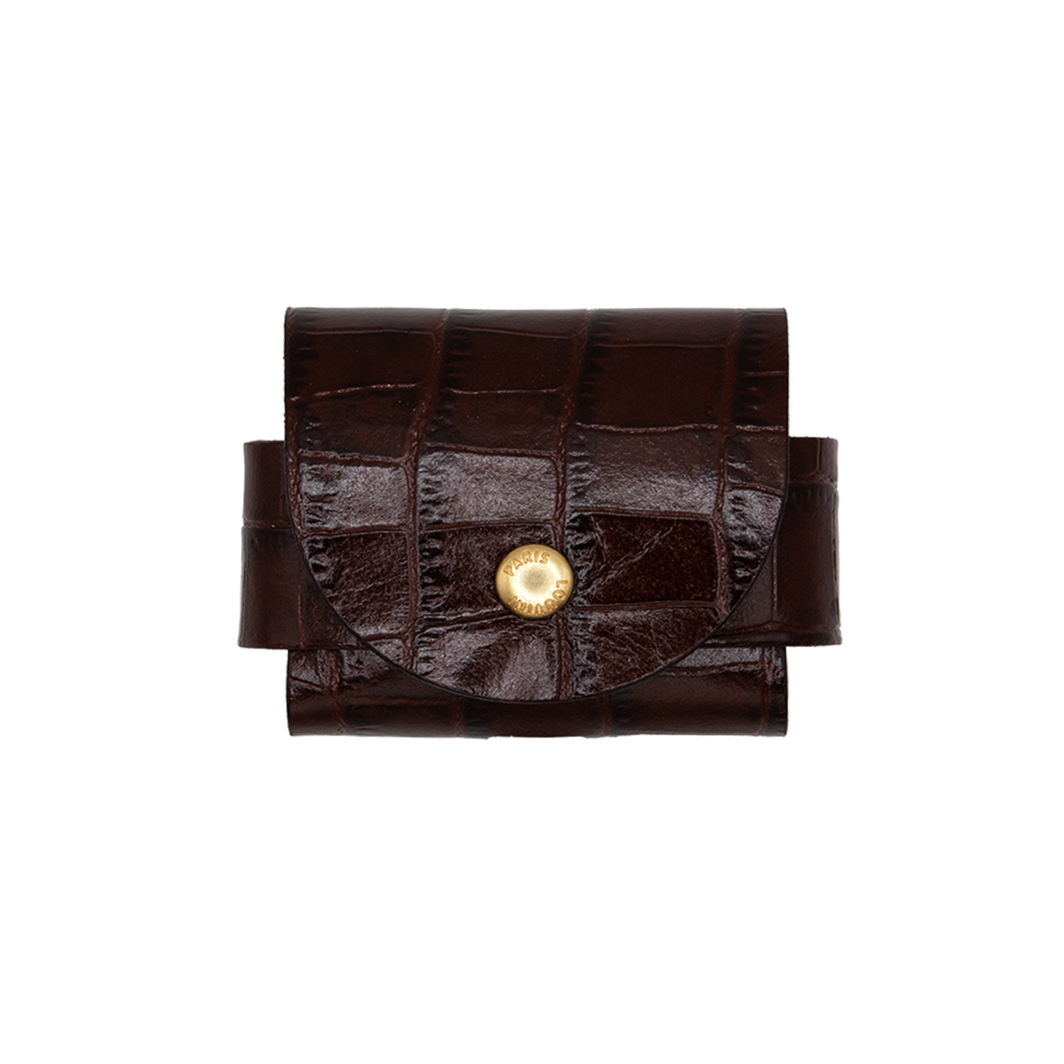 JOE AirPods Case - Brown Crocodile